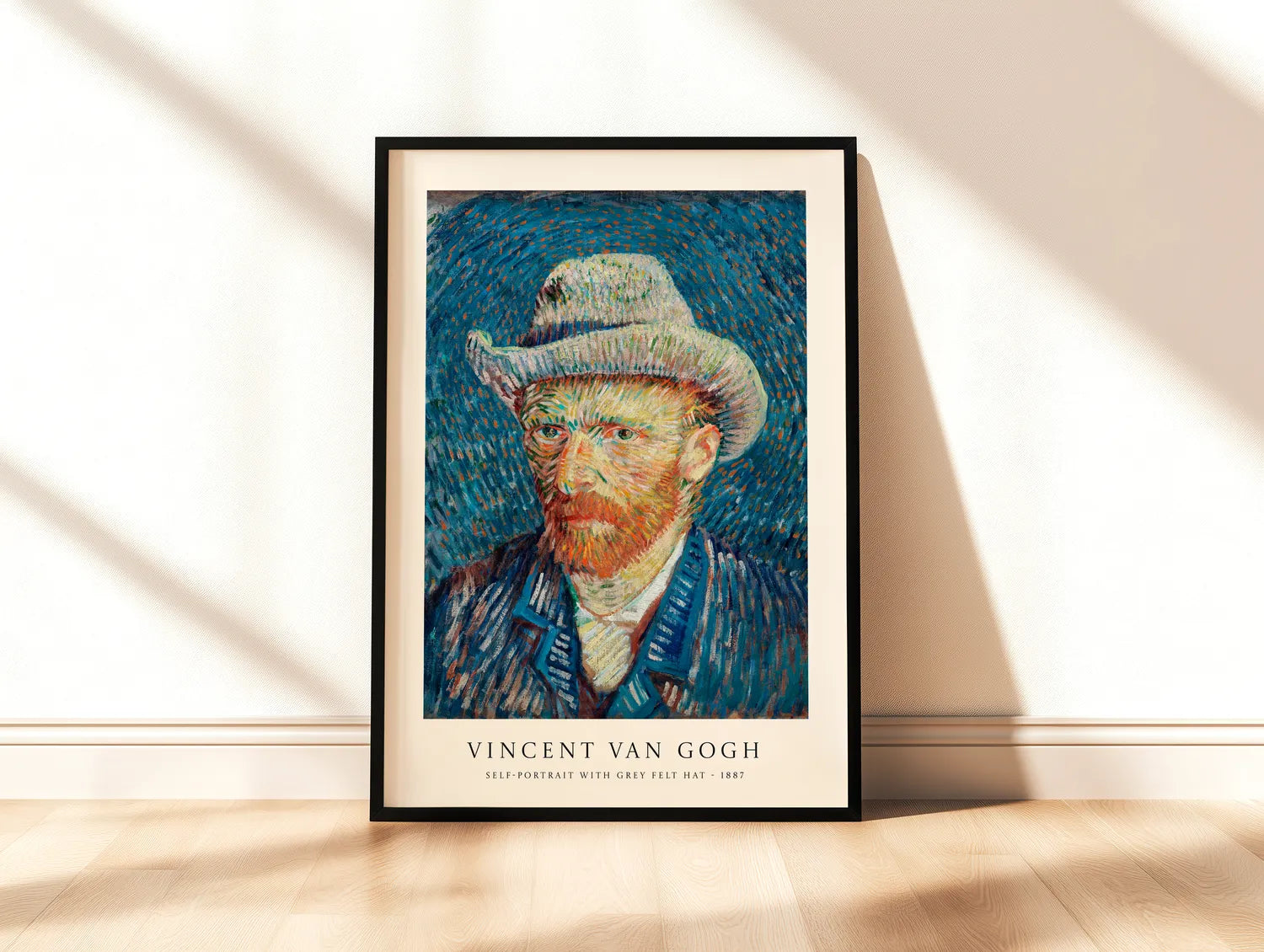 Van Gogh - Self Portrait With Grey Felt Hat Plakat