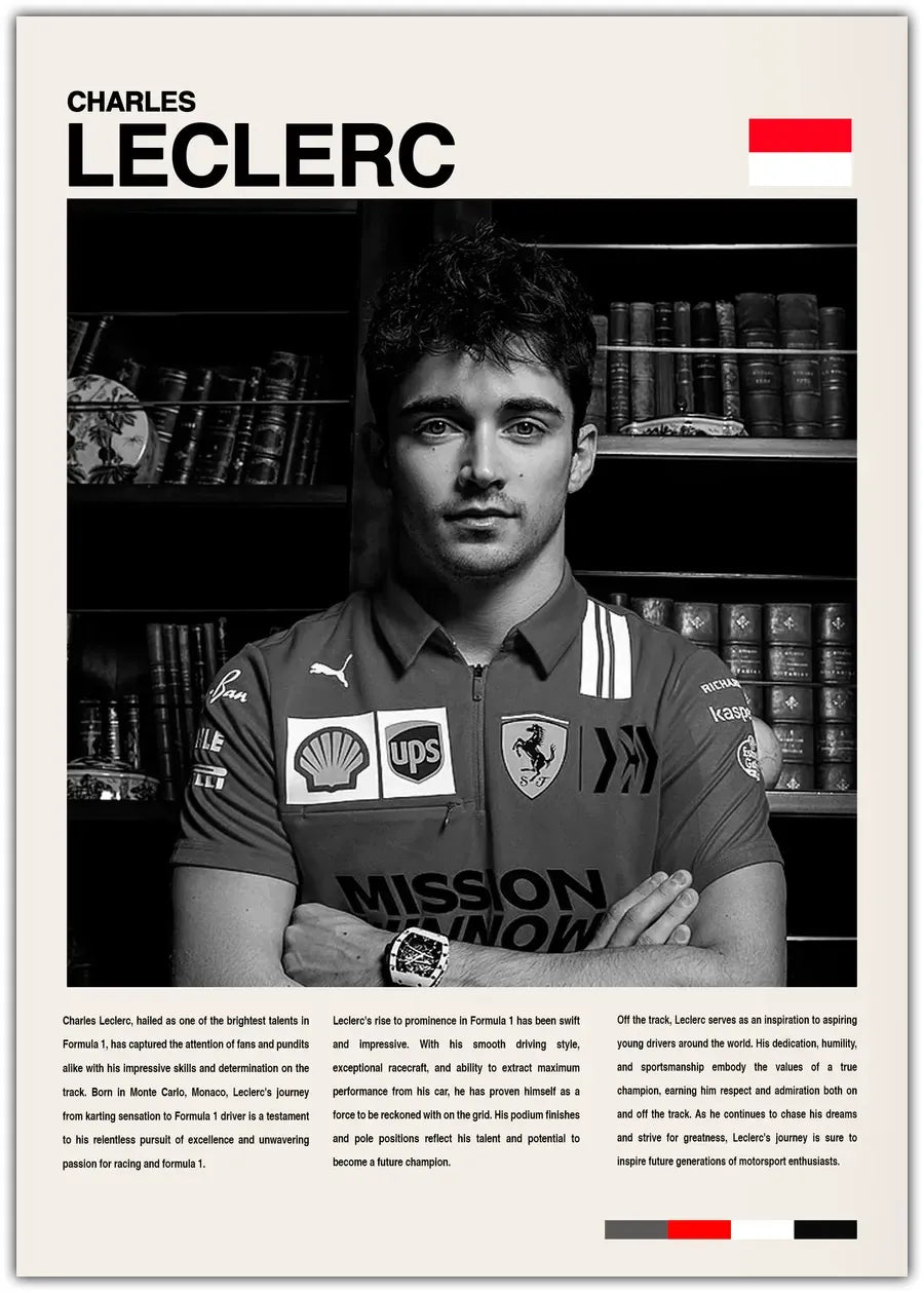 Charles Leclerc Plakat