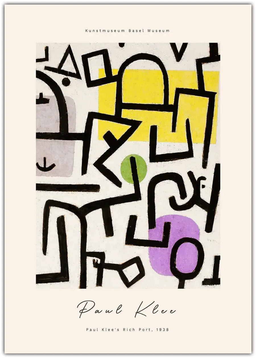 Paul Klee - Rich Port Plakat