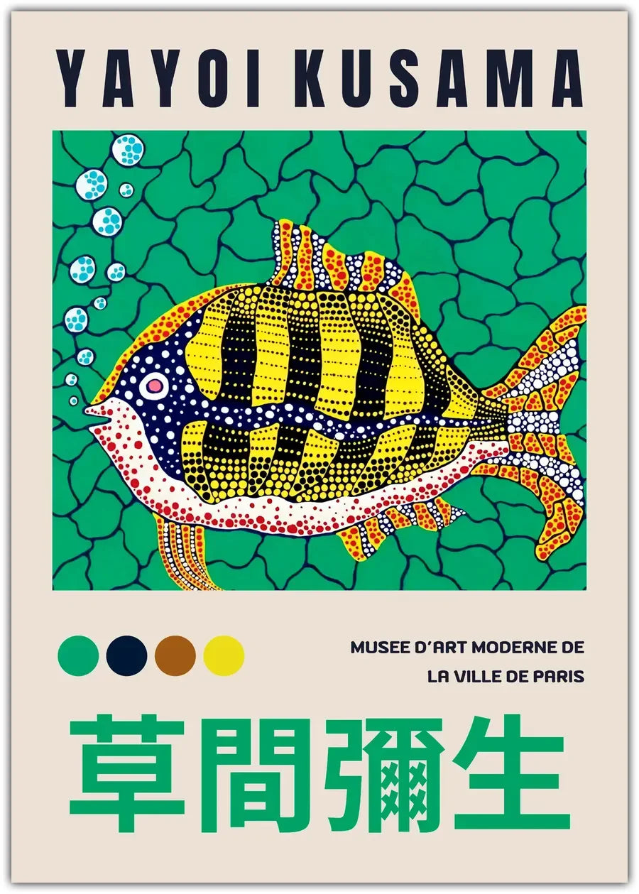 Yayoi Kusama - Tiefe des Meeres Poster
