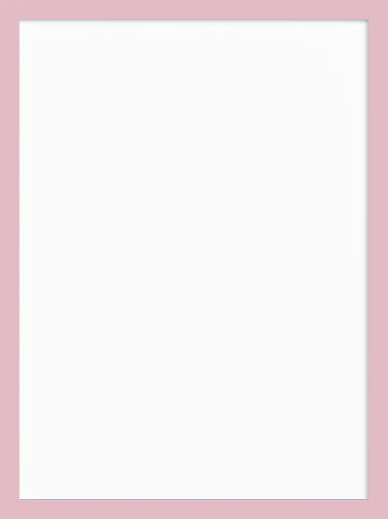 Pink Ramme - 30x40 cm
