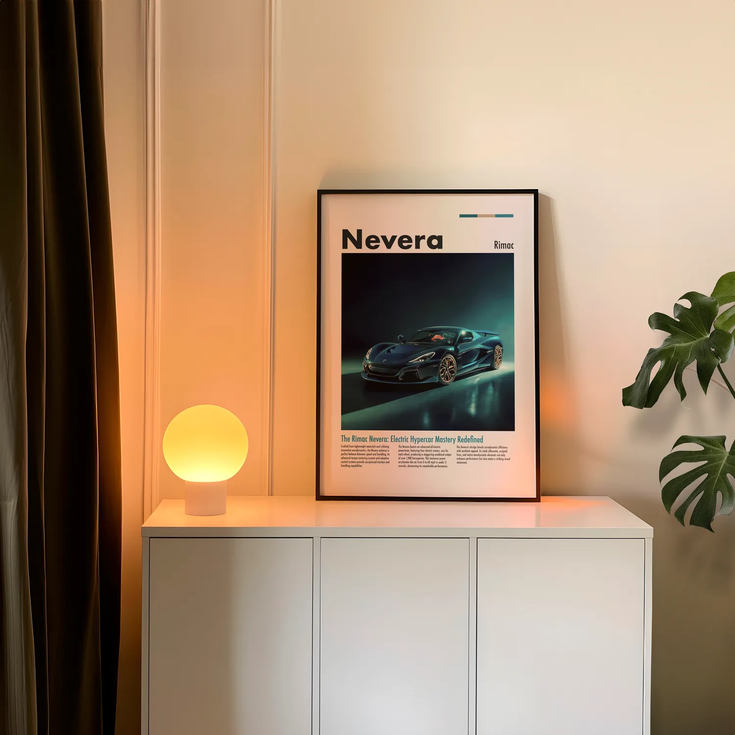 Rimac Nevera Plakat