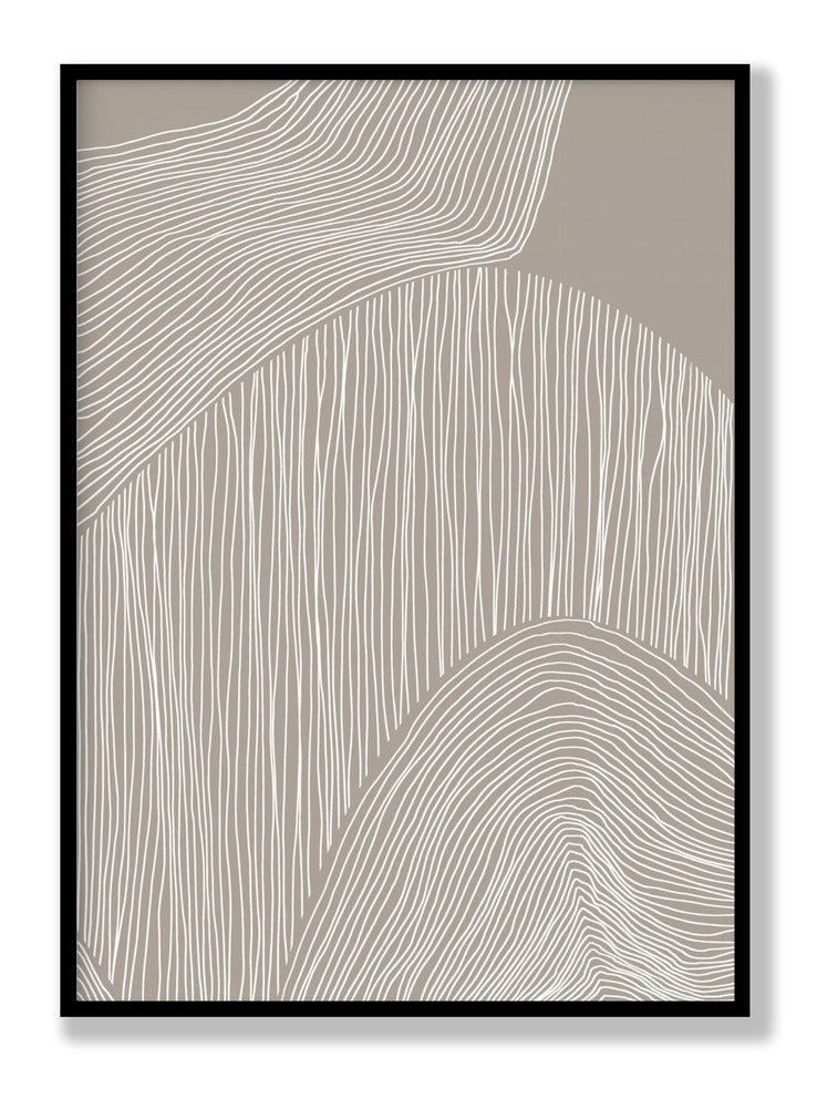 Abstract Organic Lines Plakat