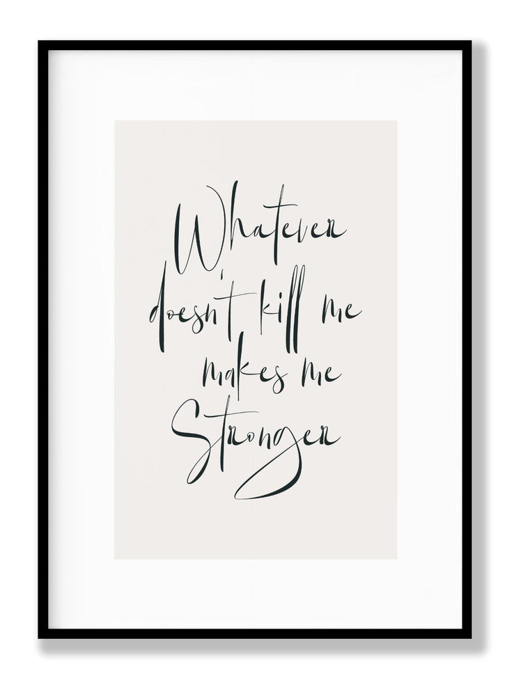 Stronges Plakat