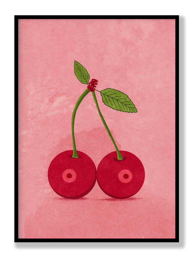 Kirschbrüste Poster
