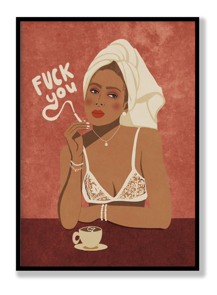 Fick dich Poster