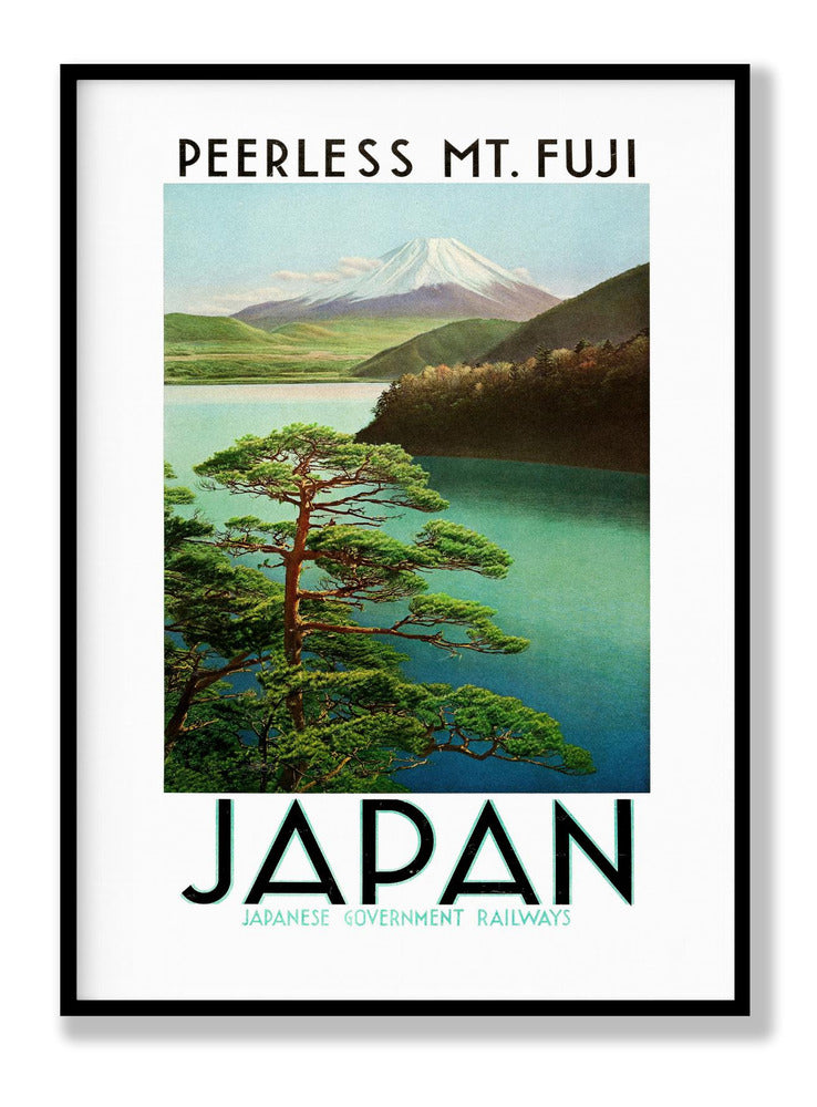 1930s Japan Travel Poster Japanese Government Railways Plakat