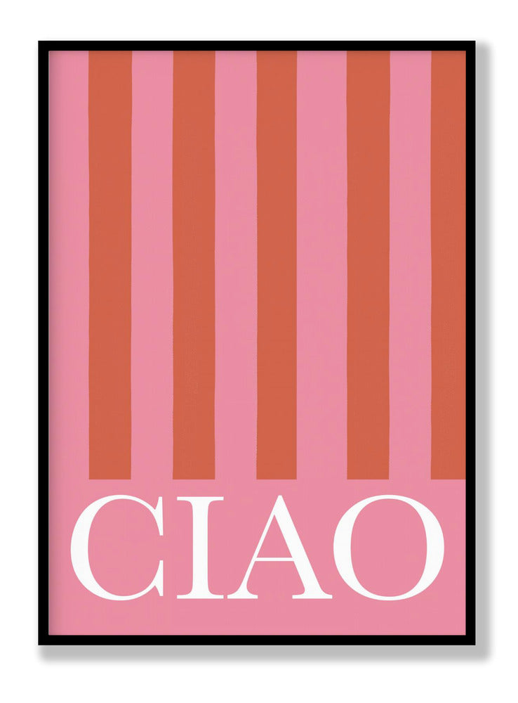 Ciao Stripes Plakat