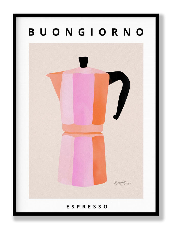 Guten Morgen Espresso Poster