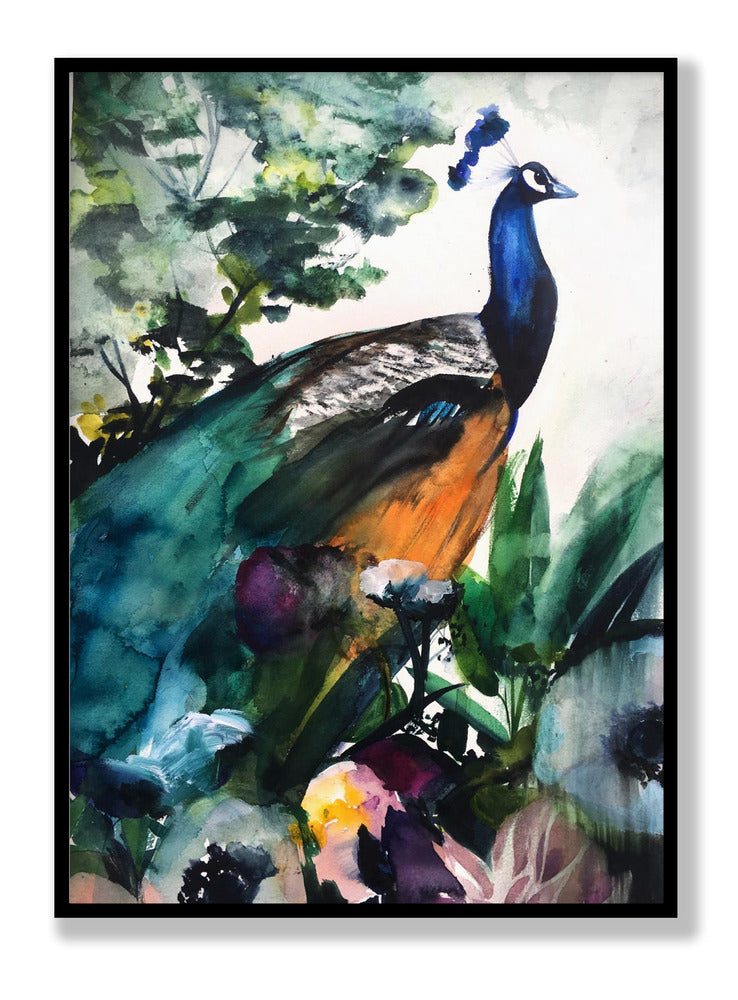 Pfauengarten Poster
