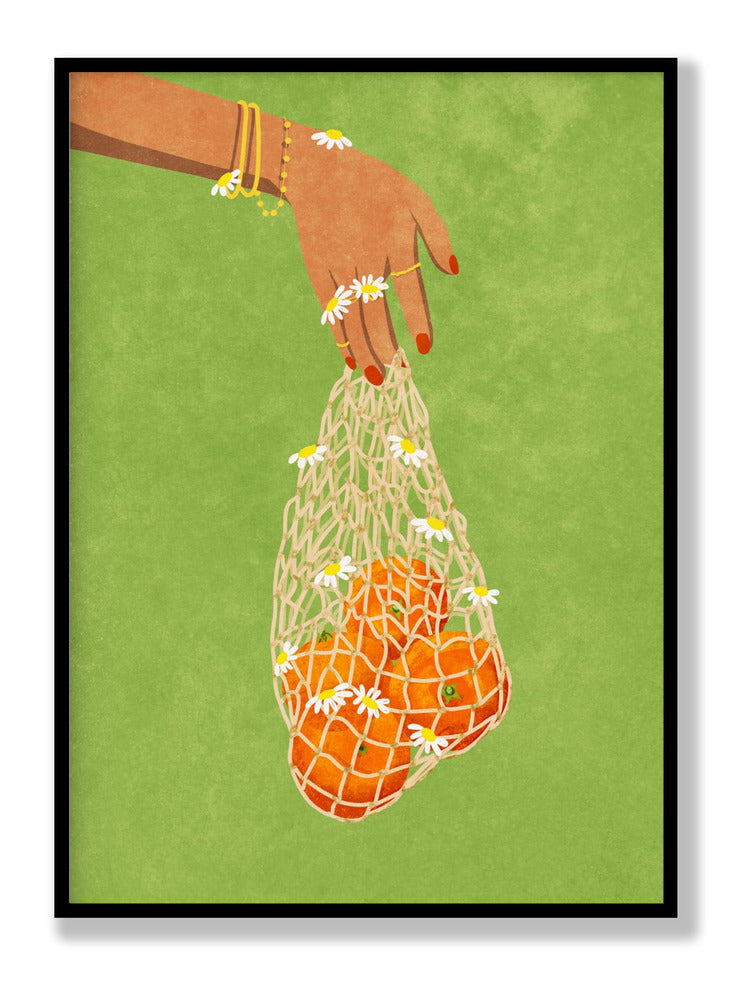 Poster Frische Orangen