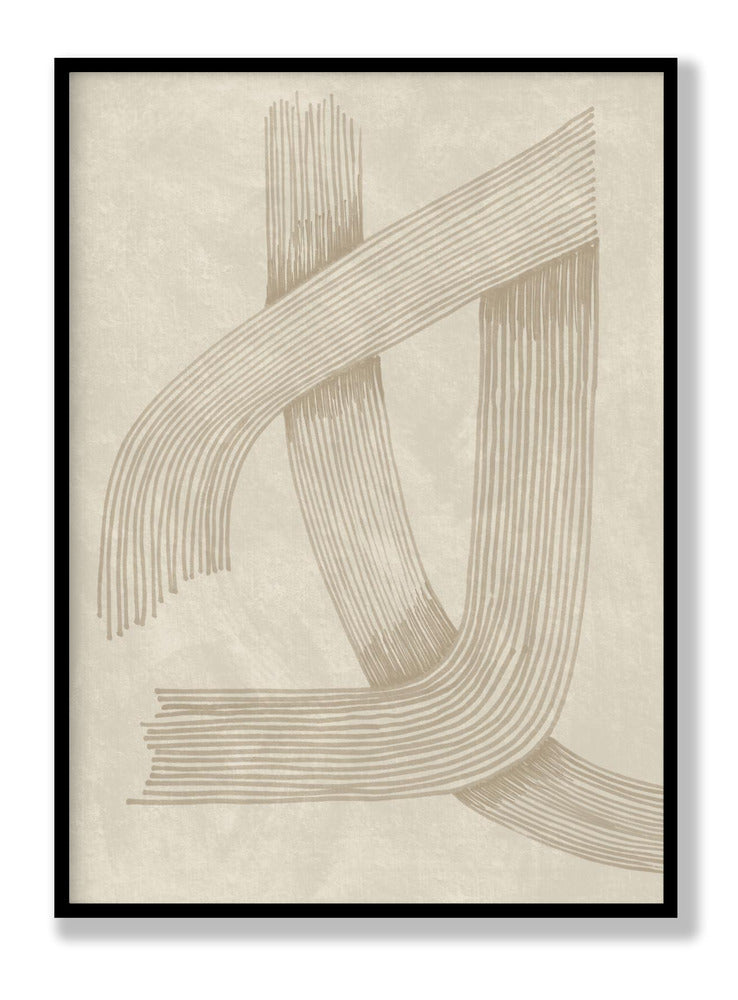 Abstract Sophisticated Line 01 Plakat