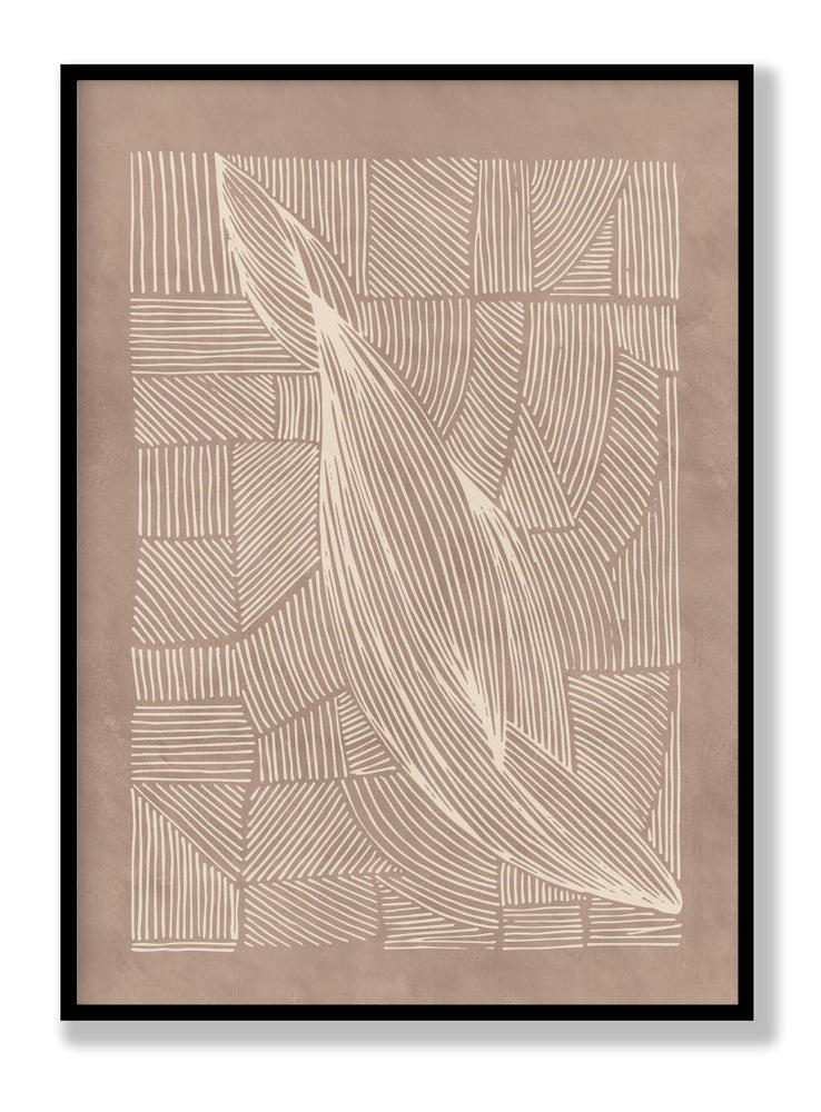 Abstract Irregular Lines Plakat