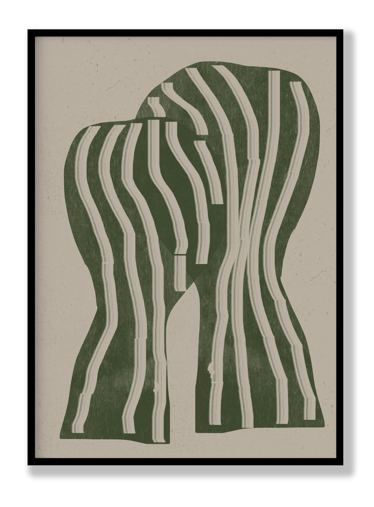Abstract Kiss Plakat
