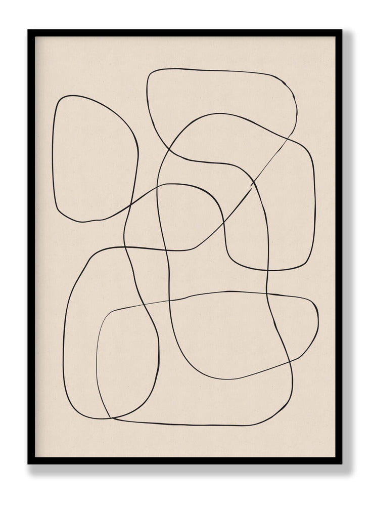 Abstract Scribble No3 Plakat