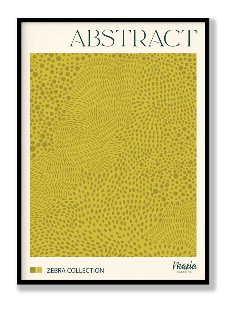ABSTRACT. Zebra Collection Plakat