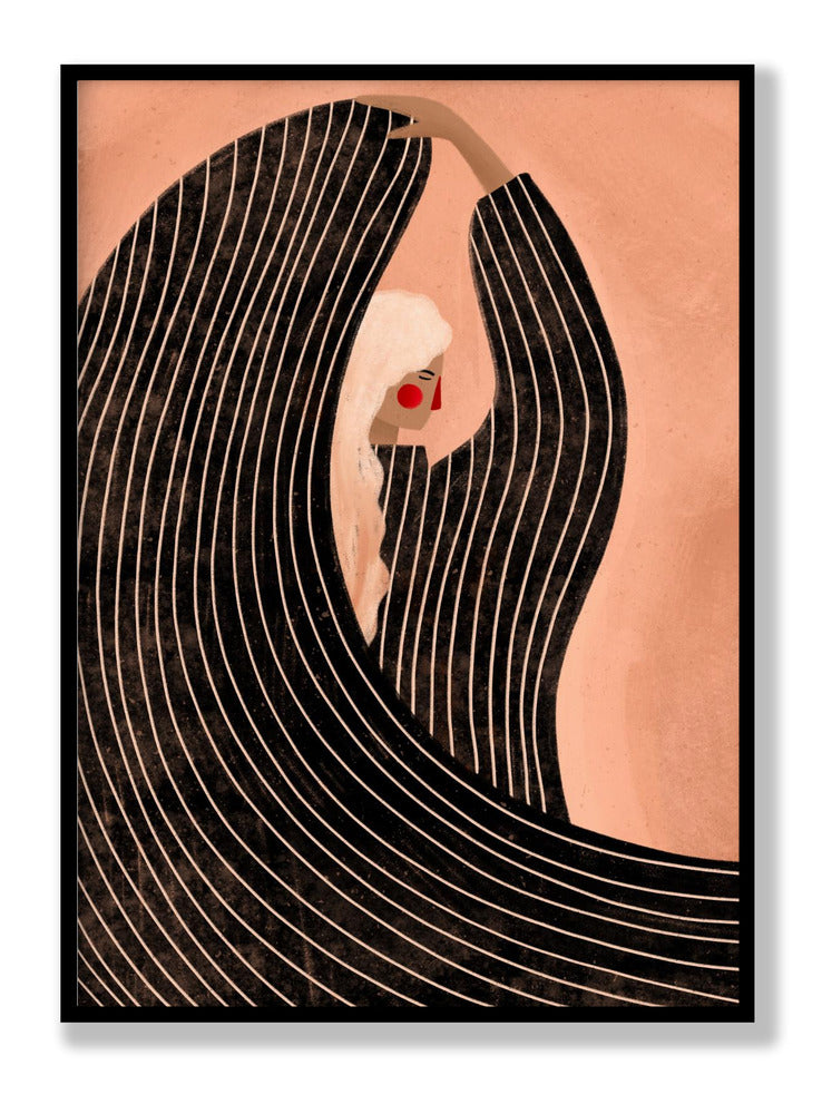 The Woman With the Black Dress Plakat