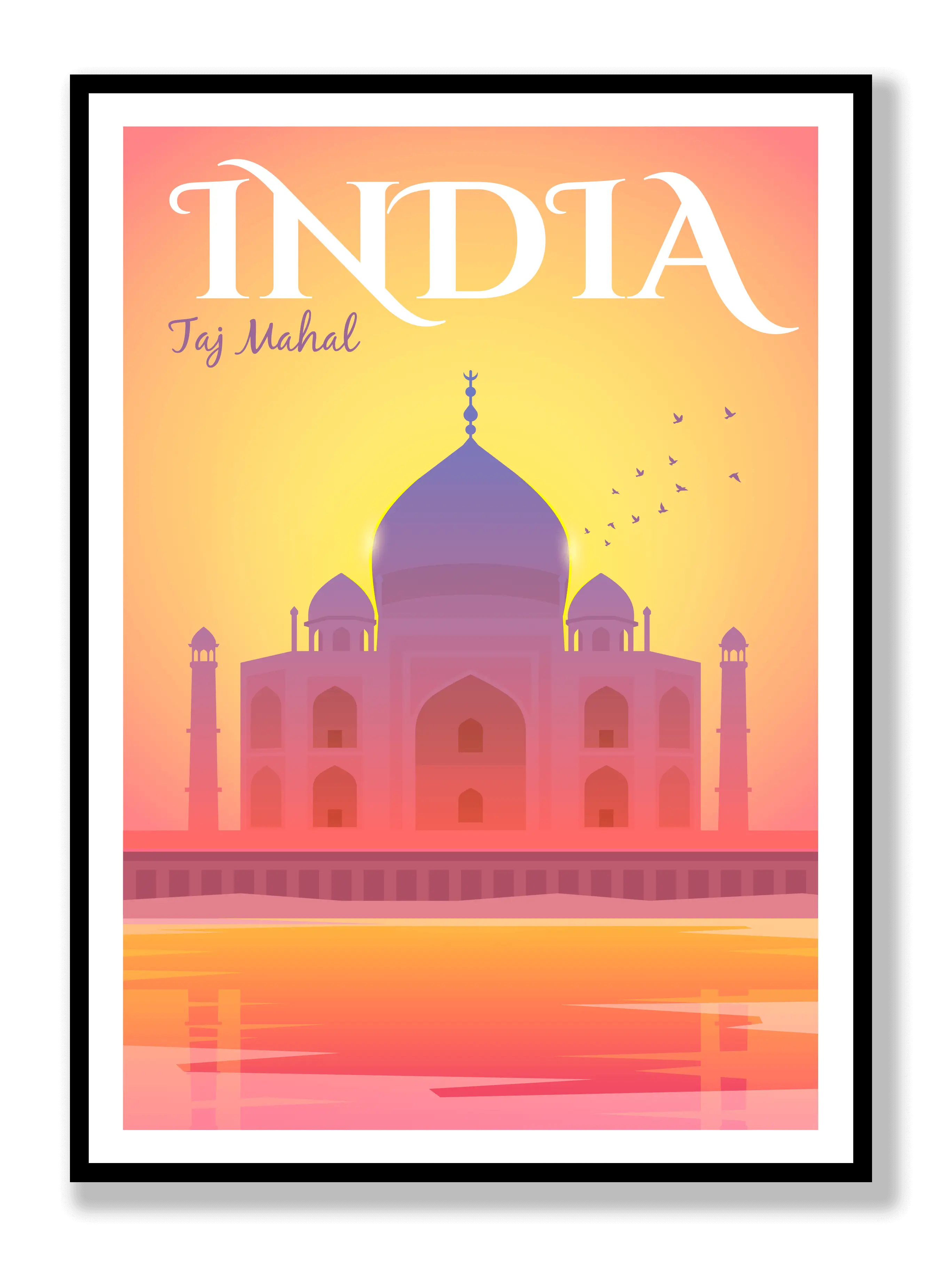 Taj Mahal Plakat