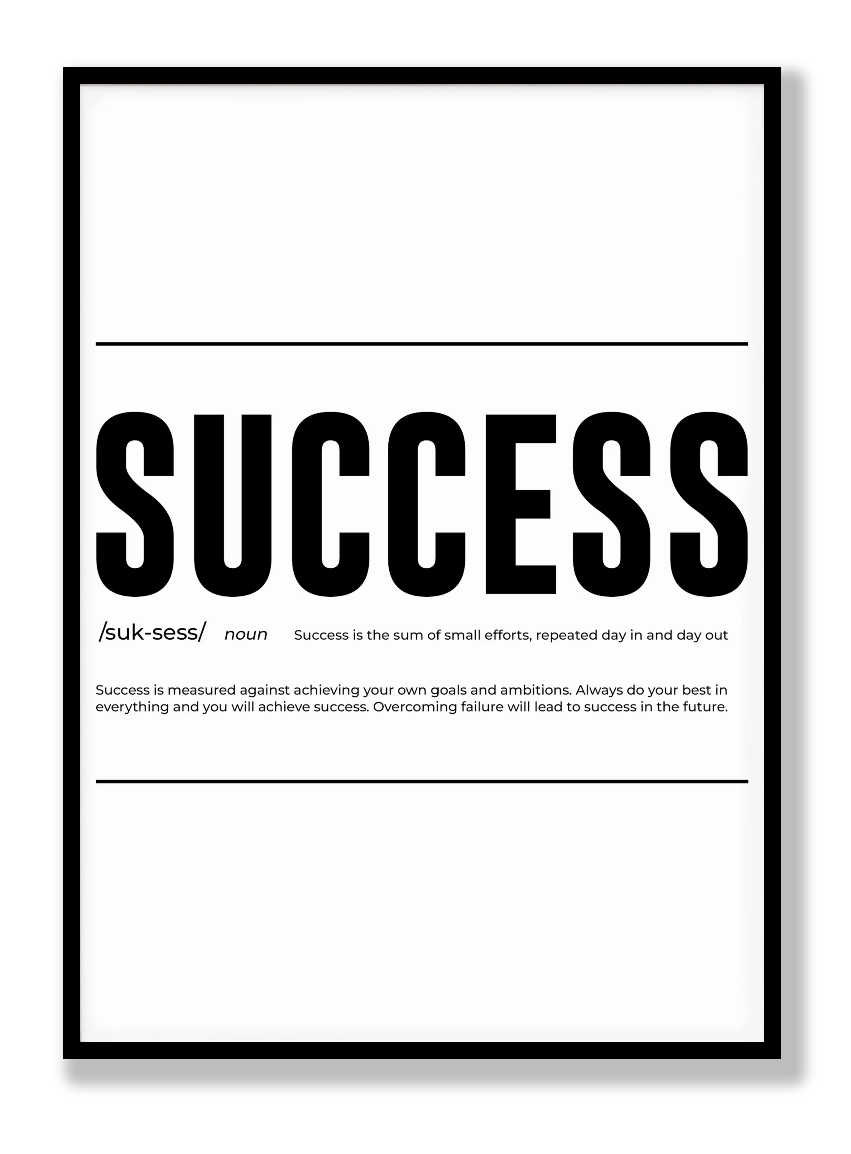 Success Plakat
