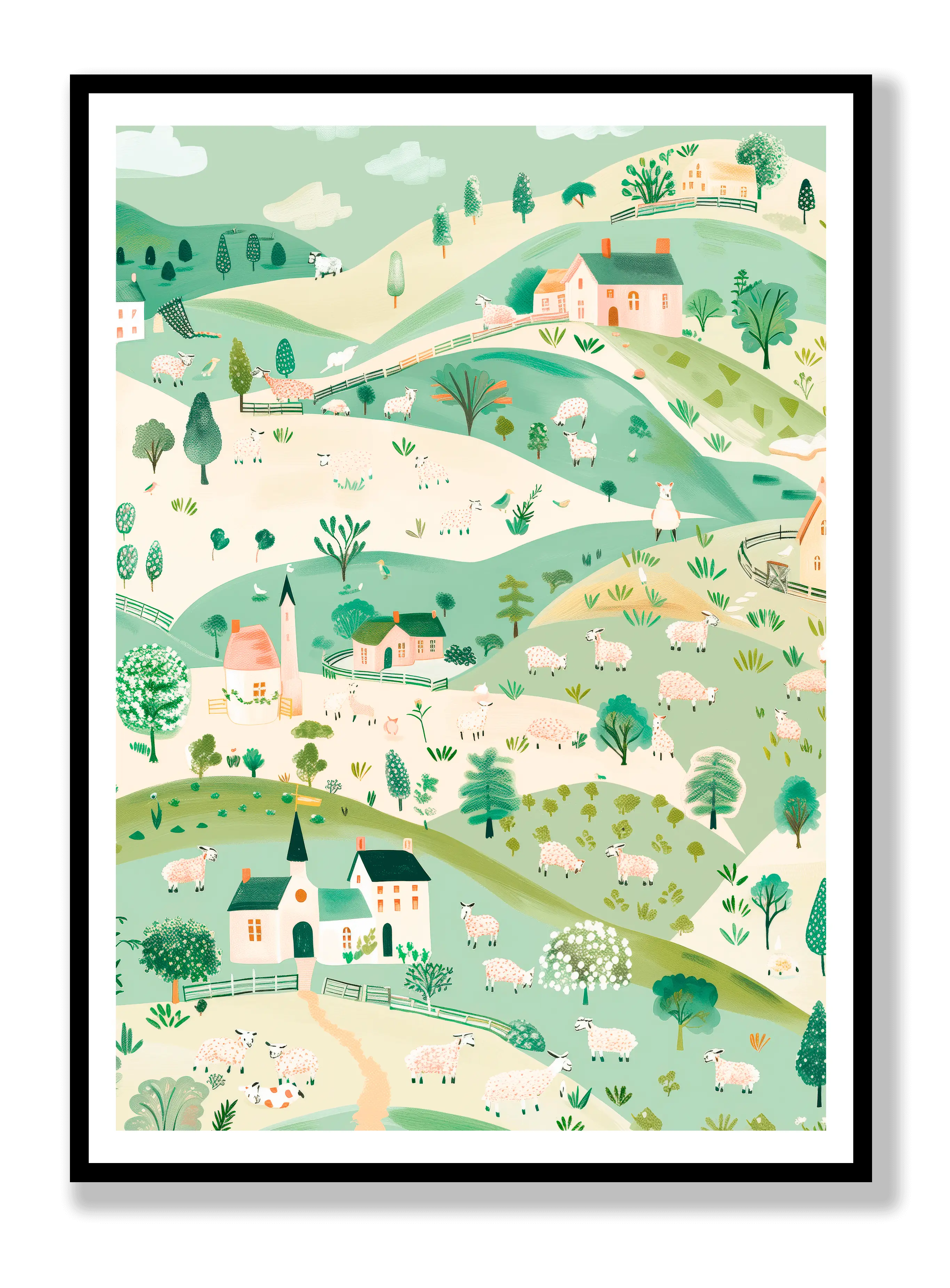 Counting Sheep Plakat