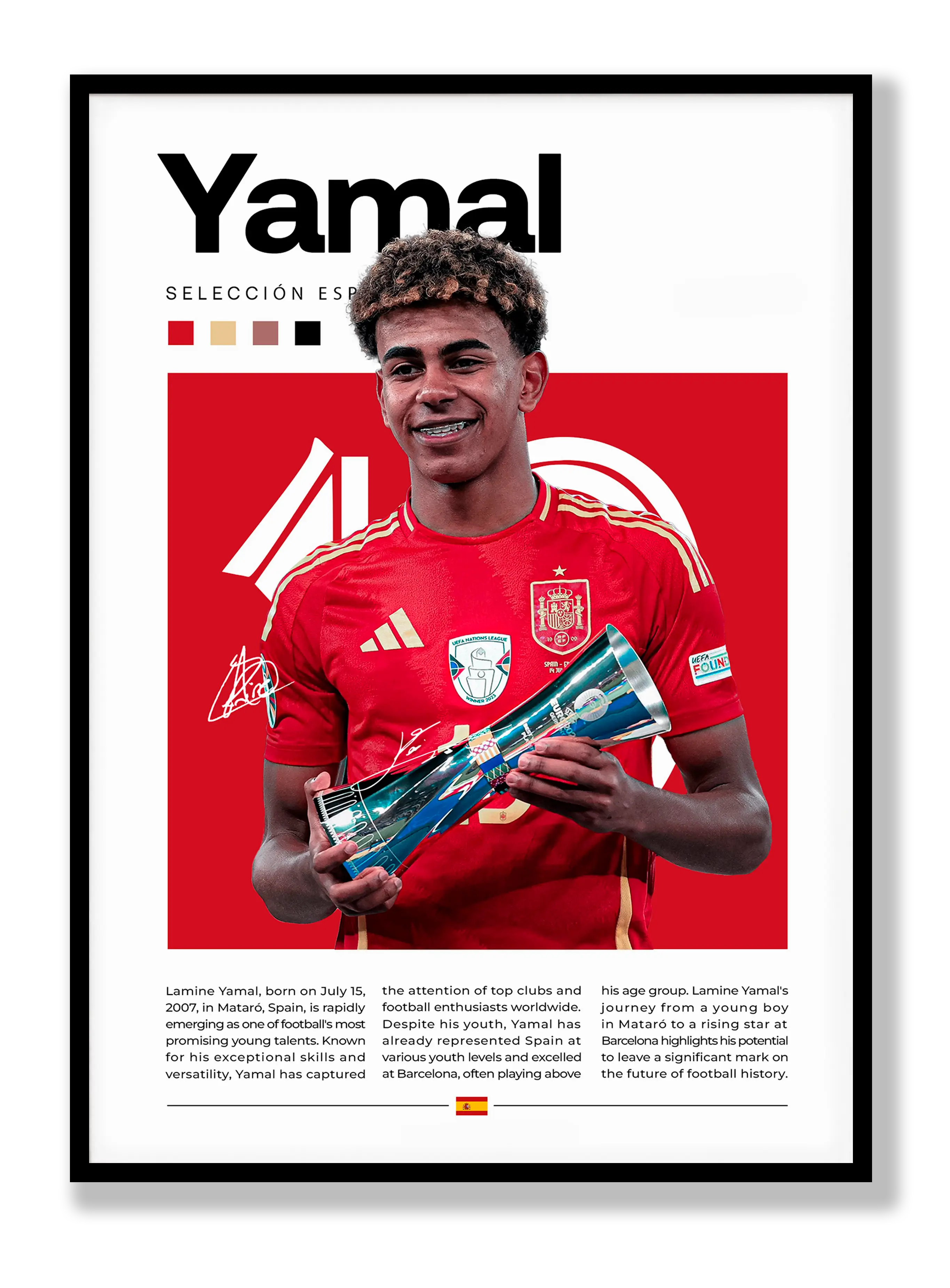 Lamine Yamal Nr. 2 Poster