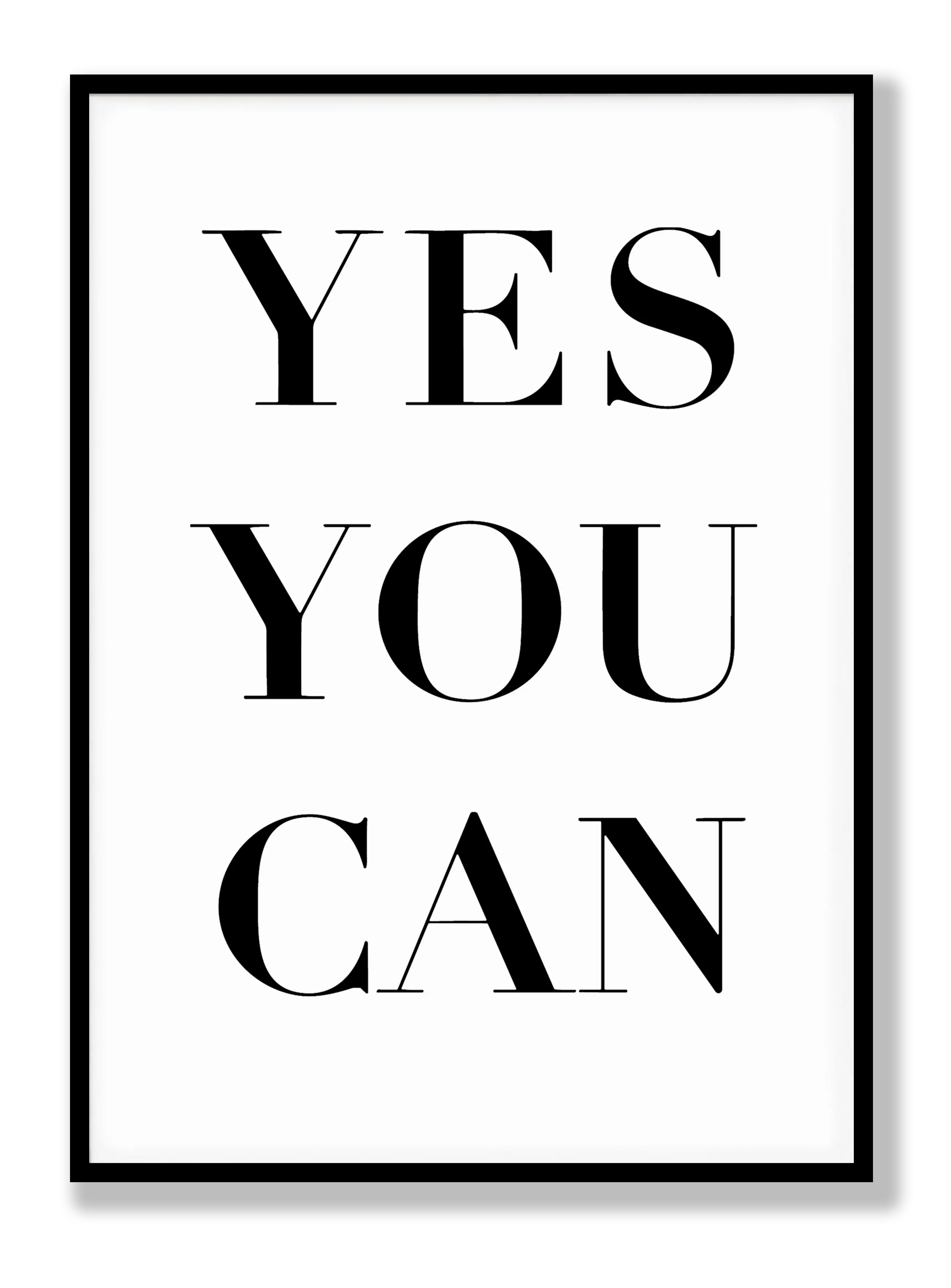 Yes you can Plakat