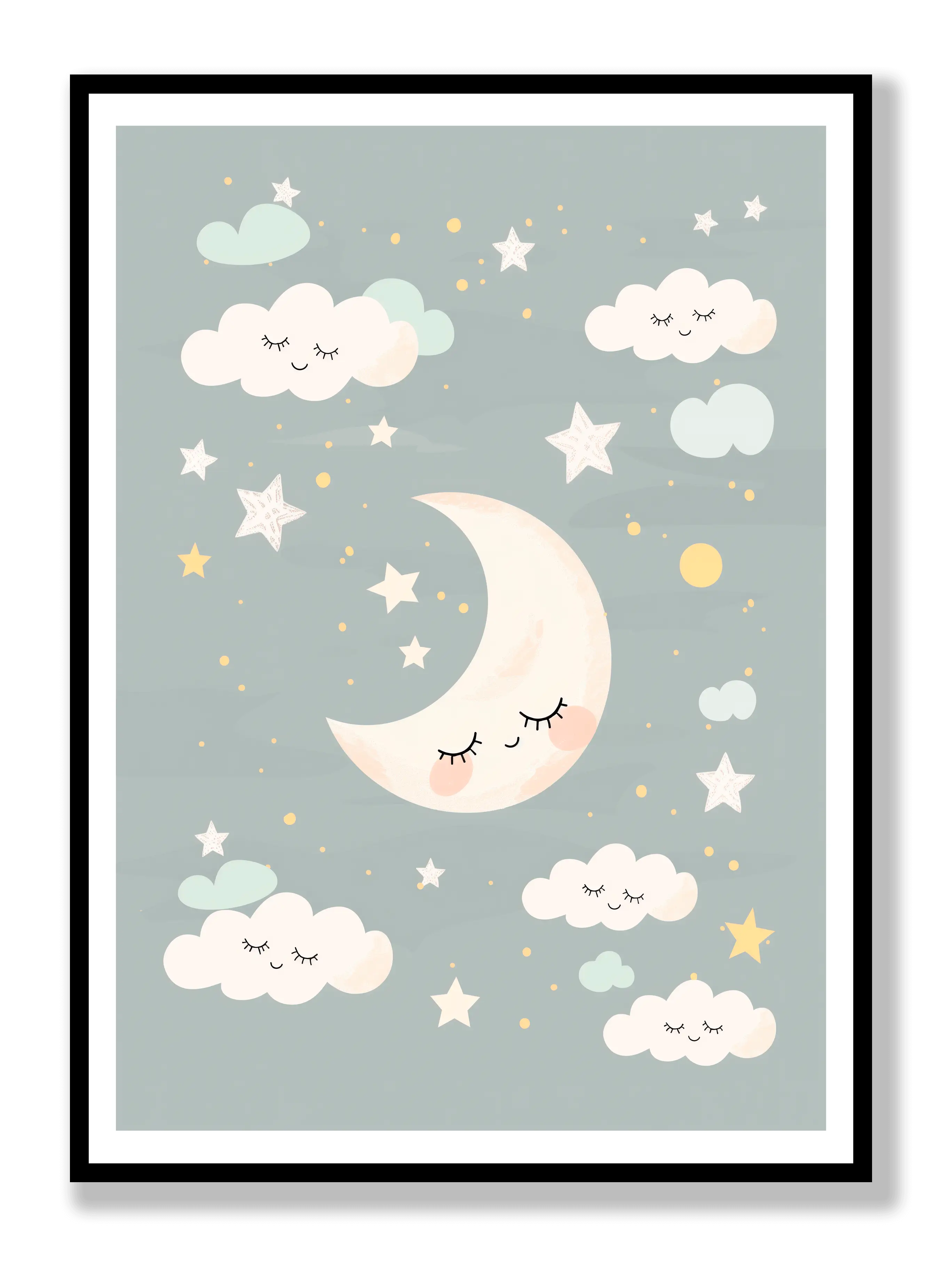 Sleepy Moon Plakat