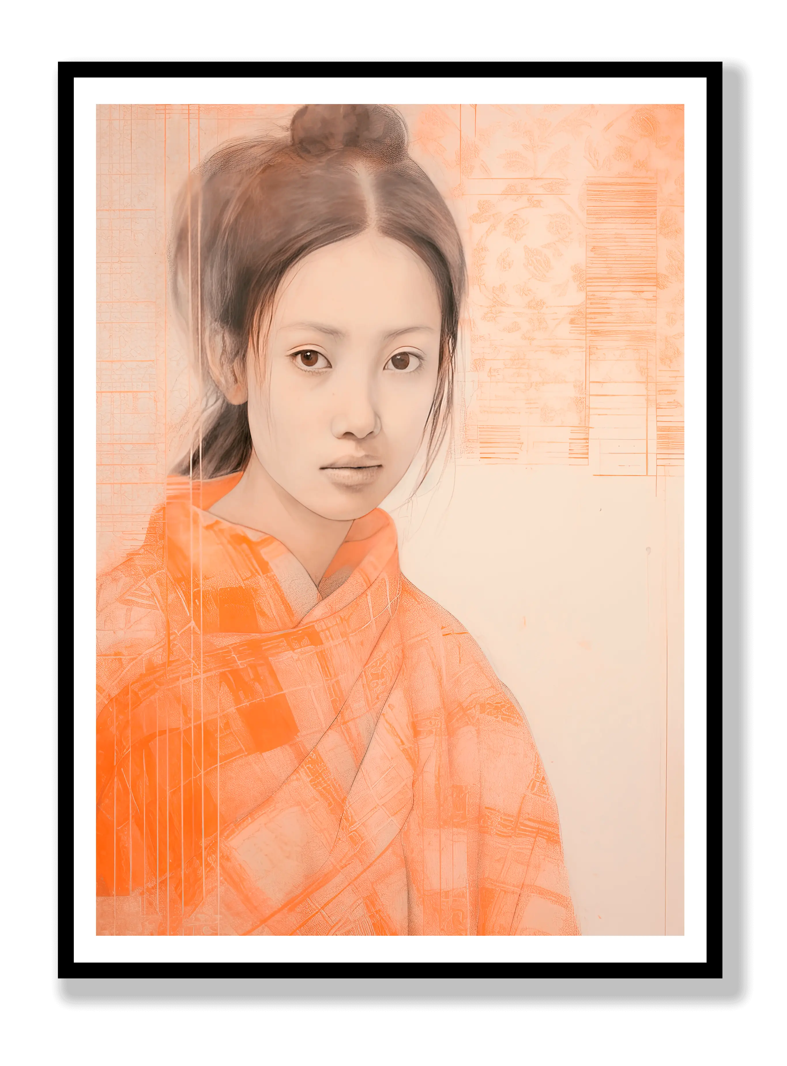Orange Flair Plakat