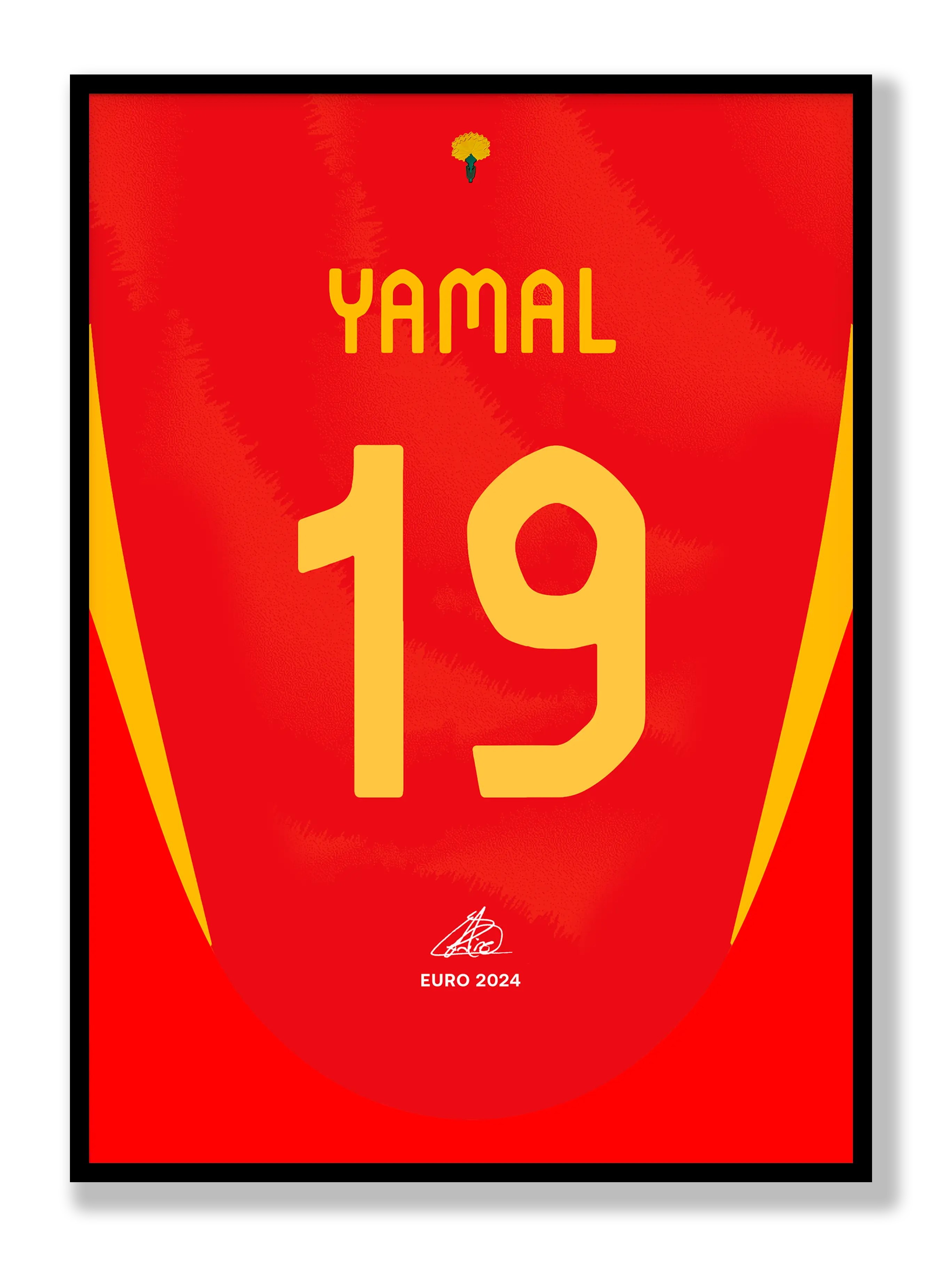 Laminiertes Yamal-Shirt-Poster