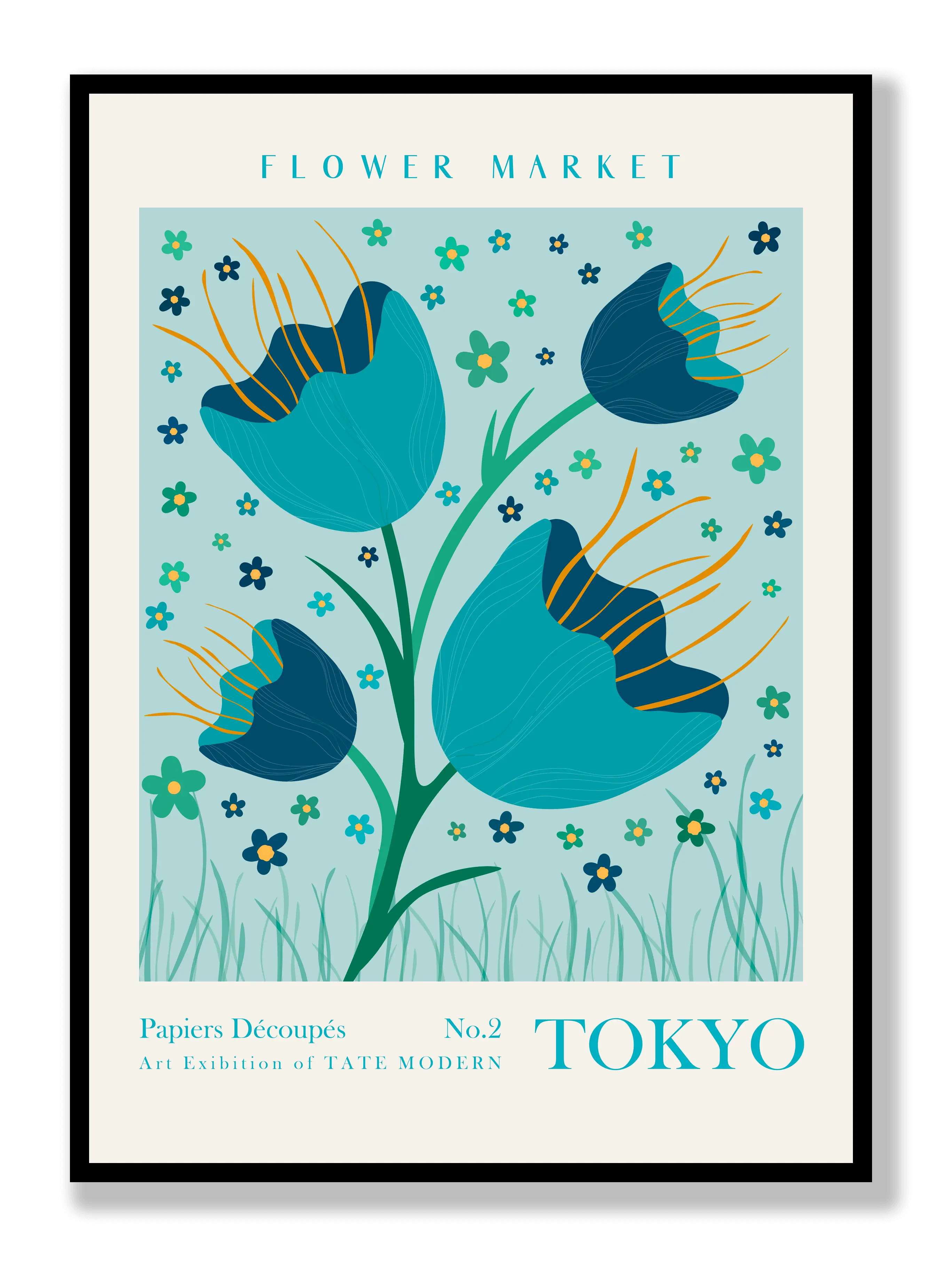 Flower Market Tokyo Plakat