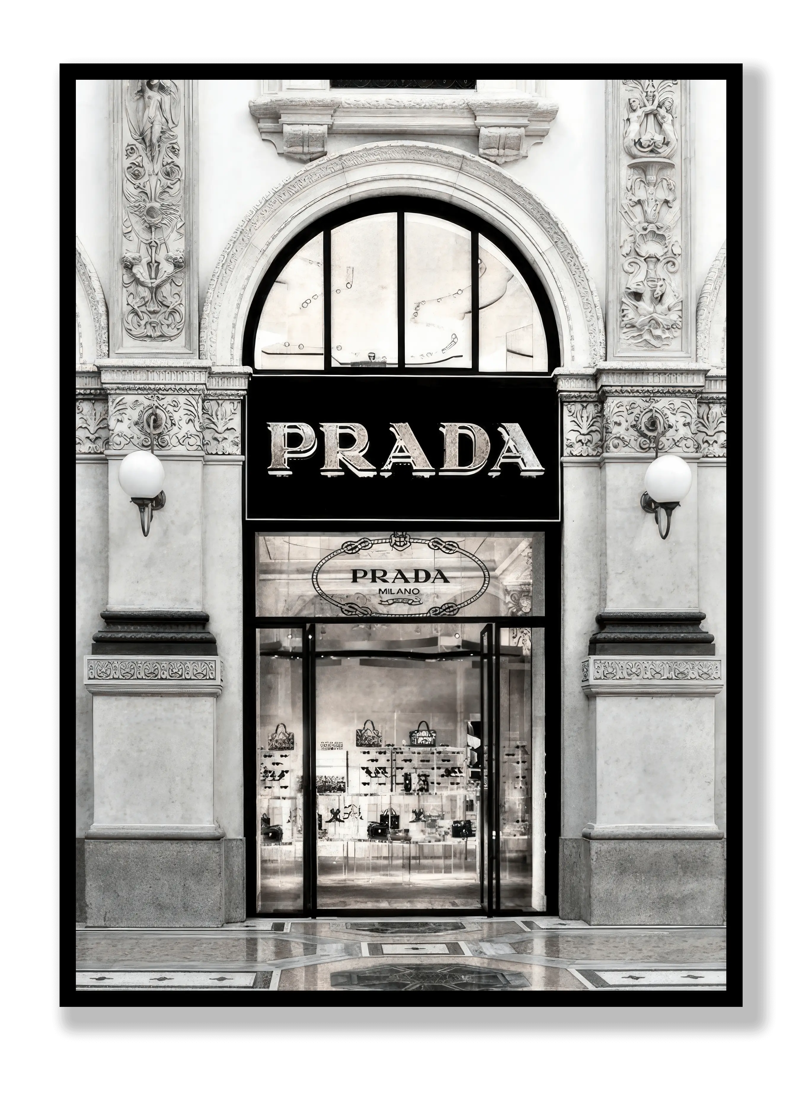 Prada-Frontplakat
