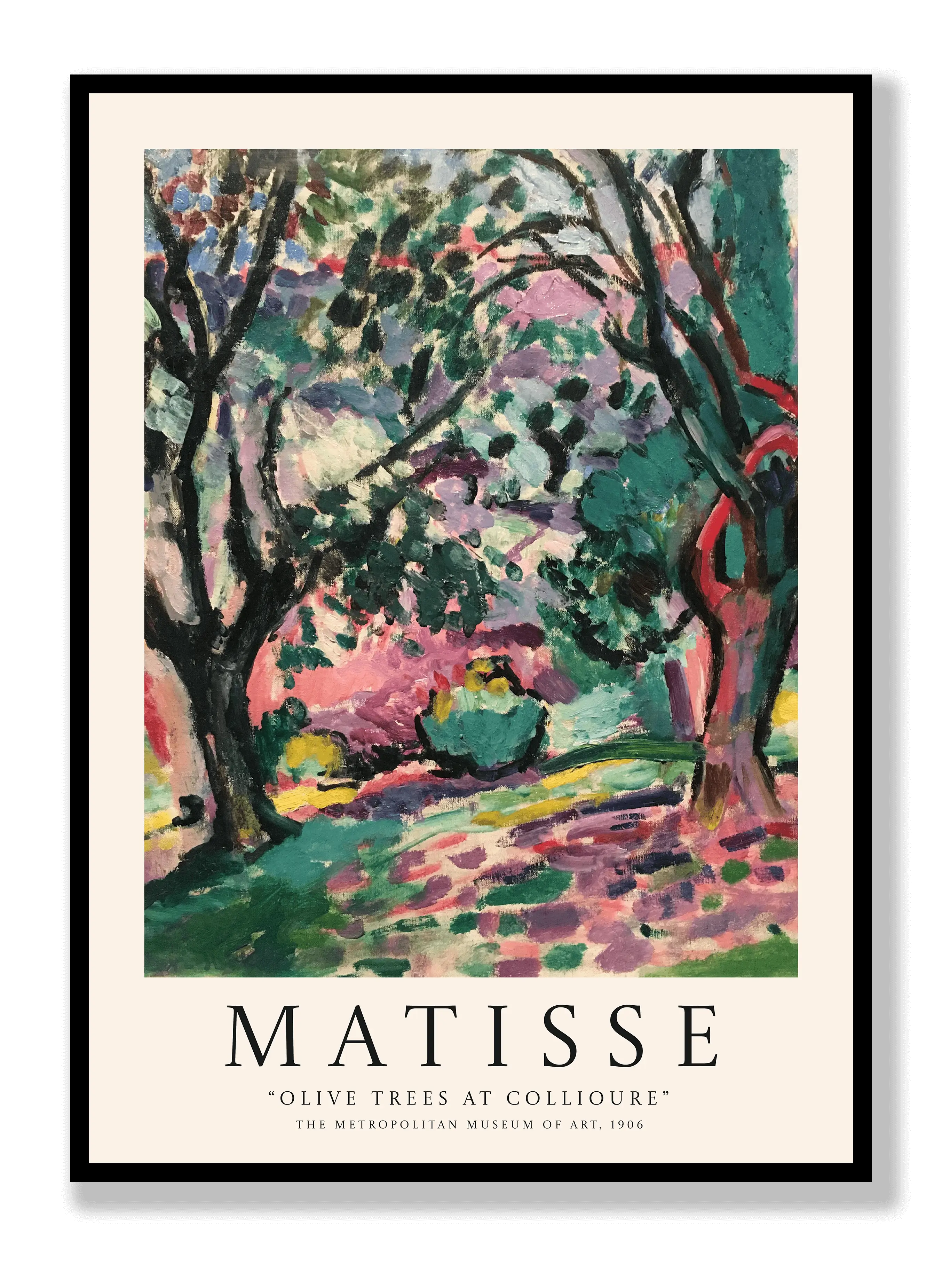 Henri Matisse - Olivenbäume in Collioure Poster