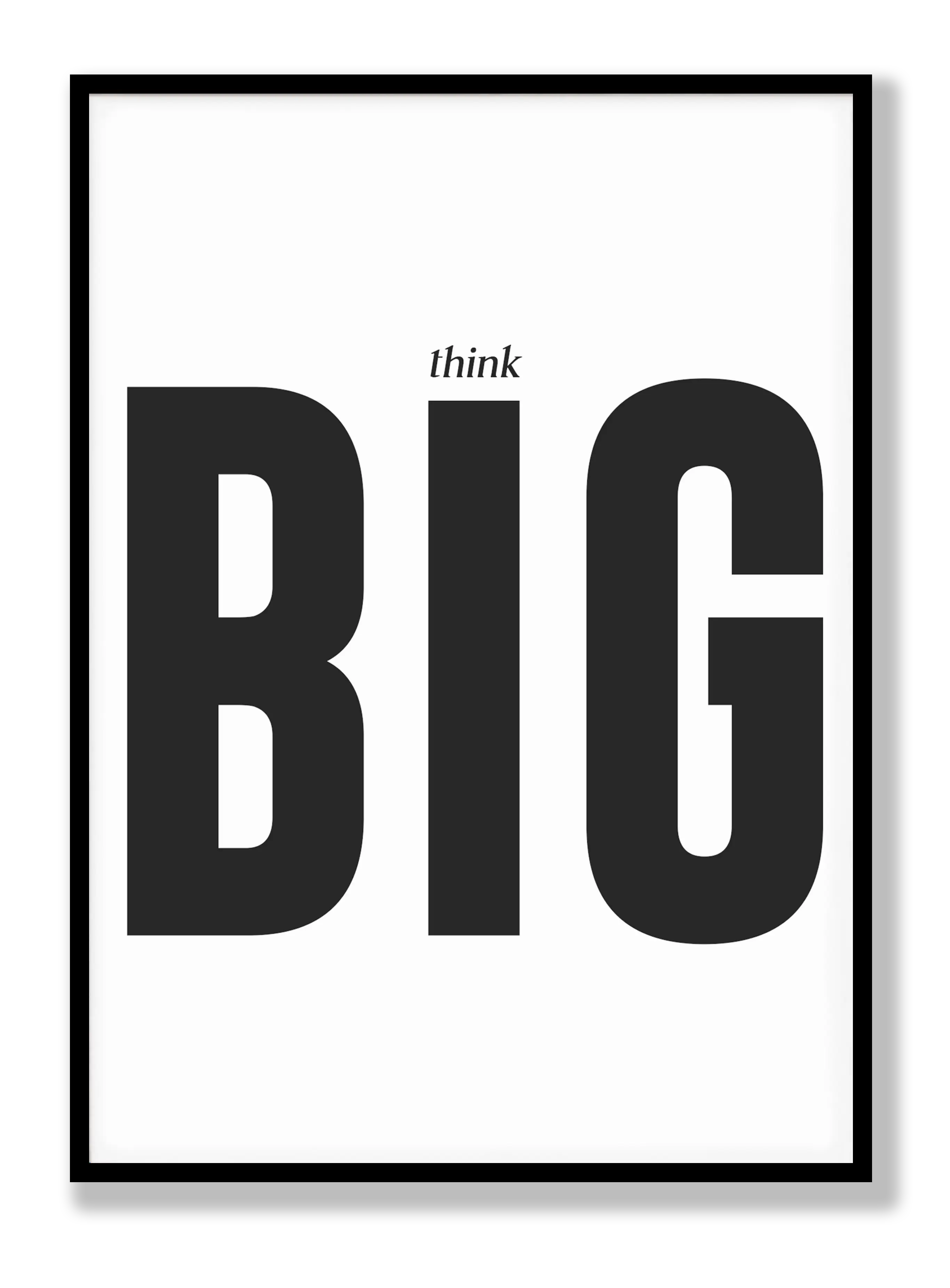 Think Big! Plakat