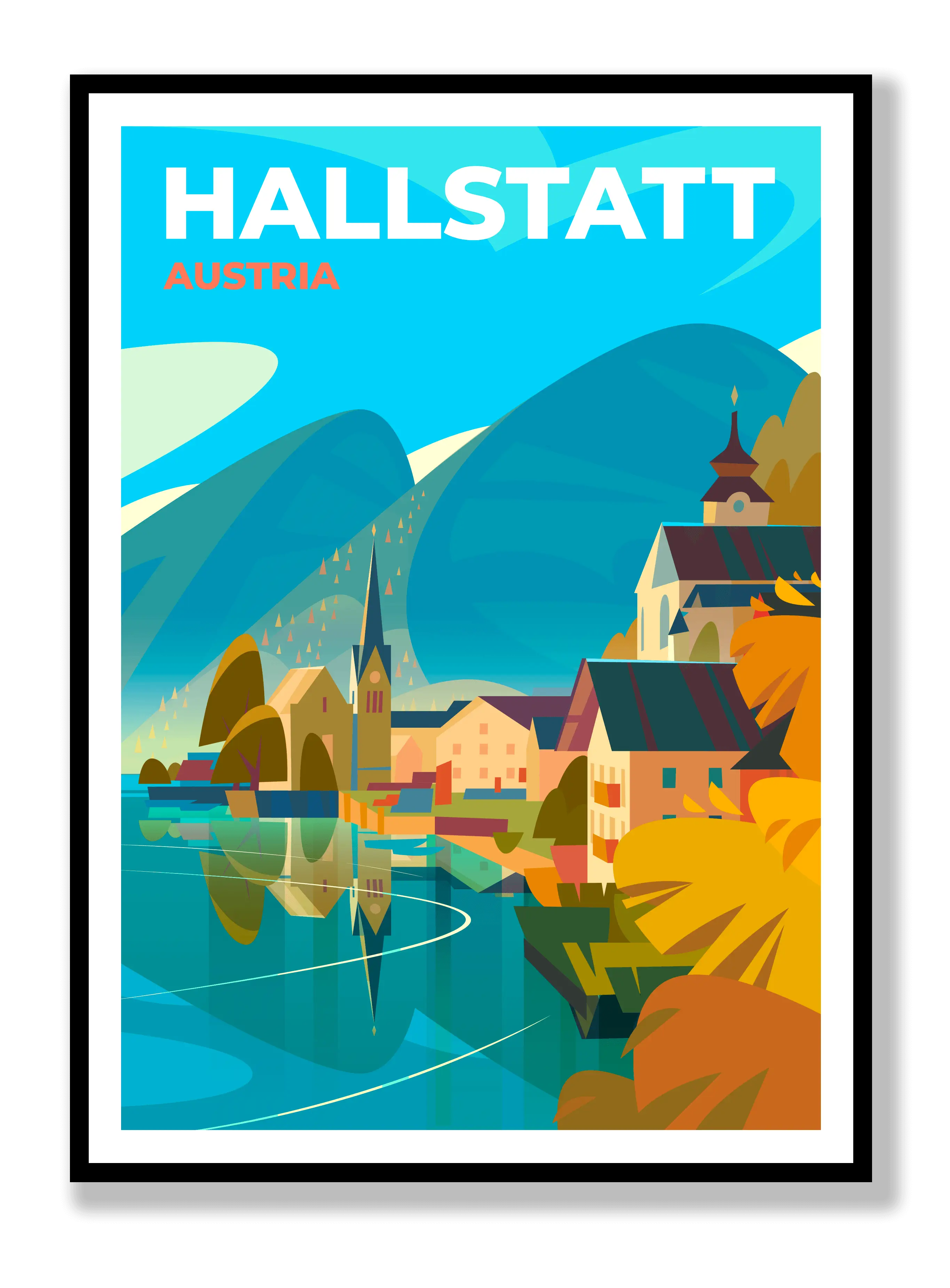 Hallstatt Plakat