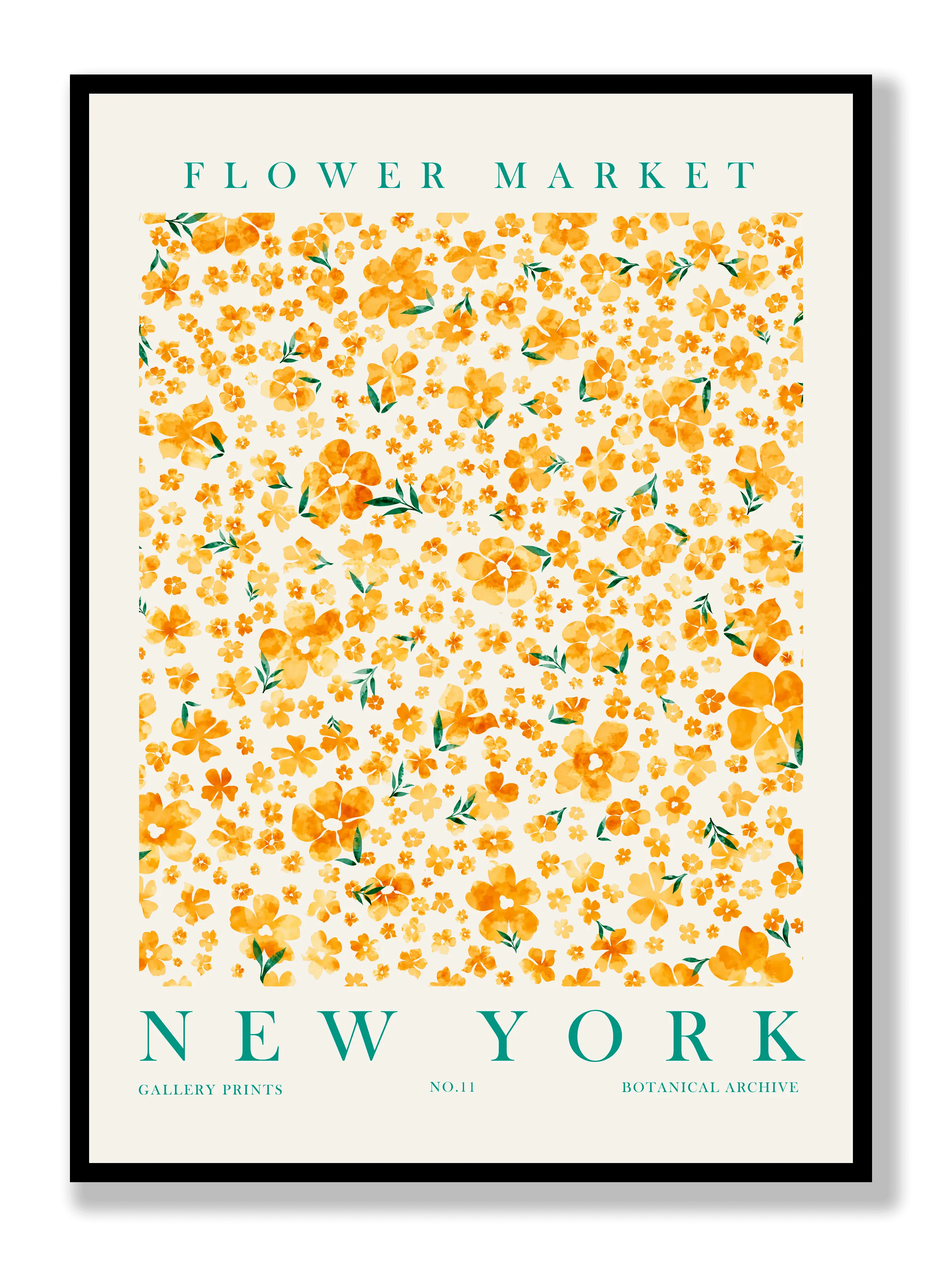Blumenmarkt New York Poster