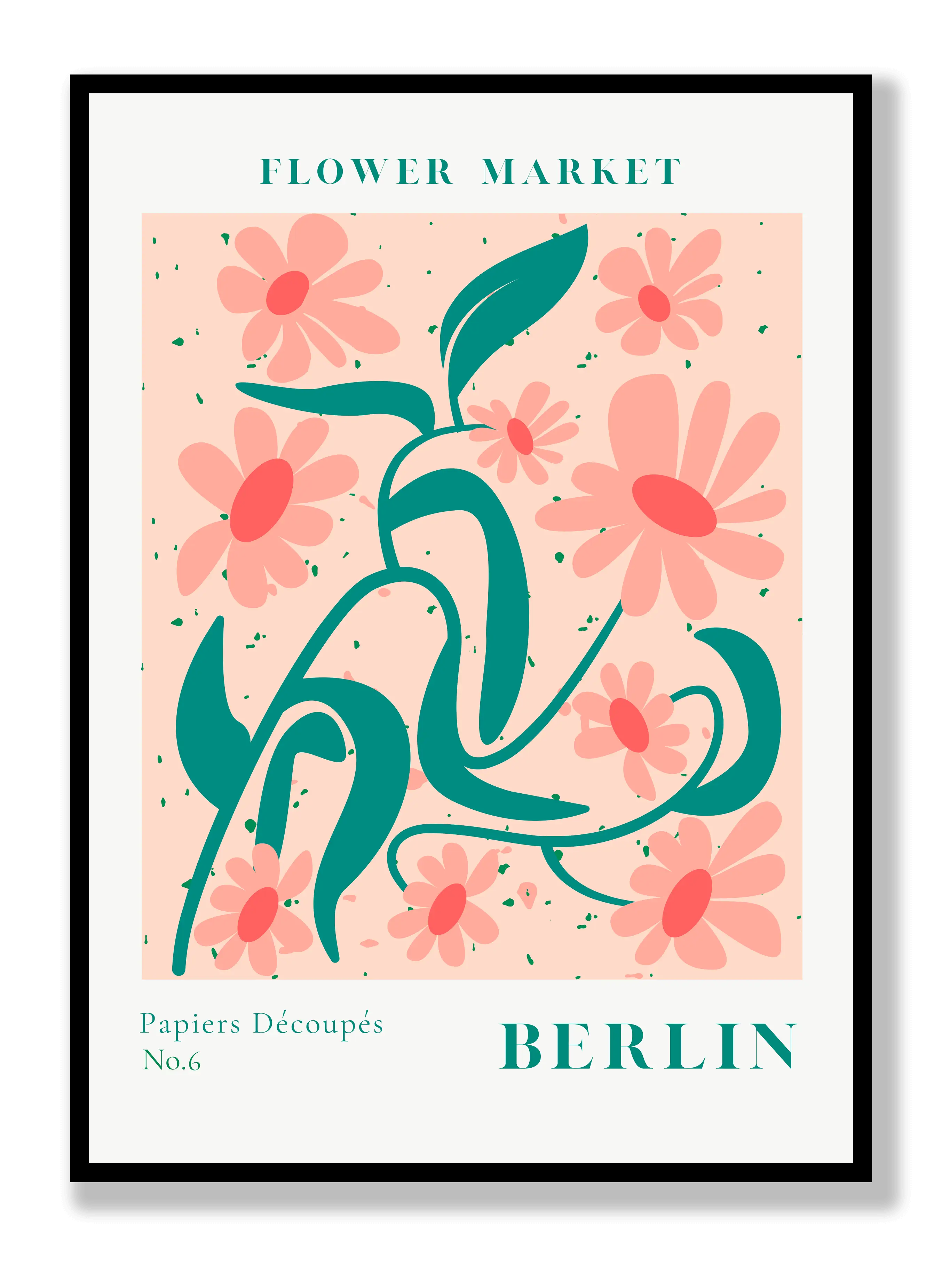 Blumenmarkt Berlin Poster