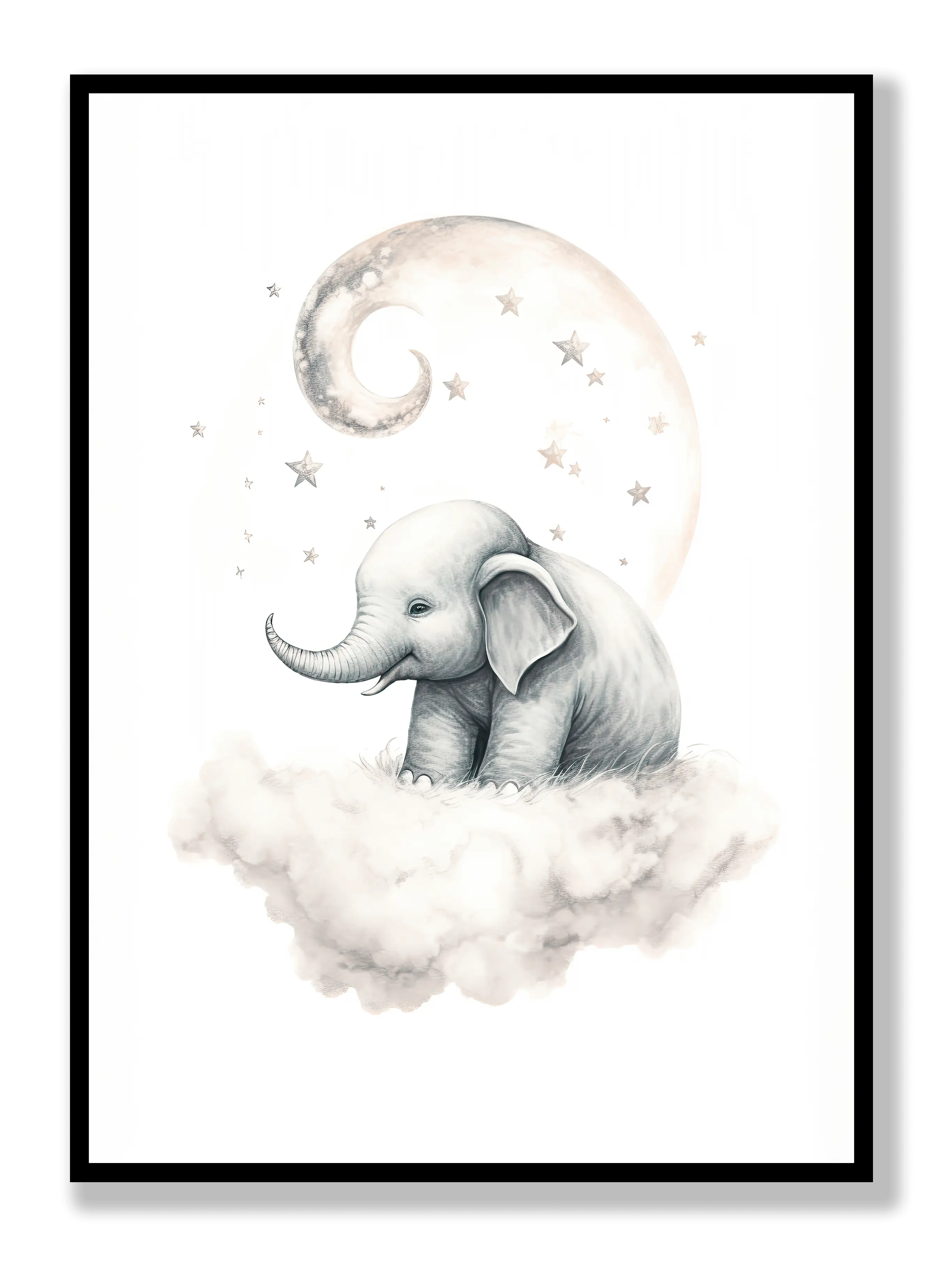 Dreaming Elephant Poster