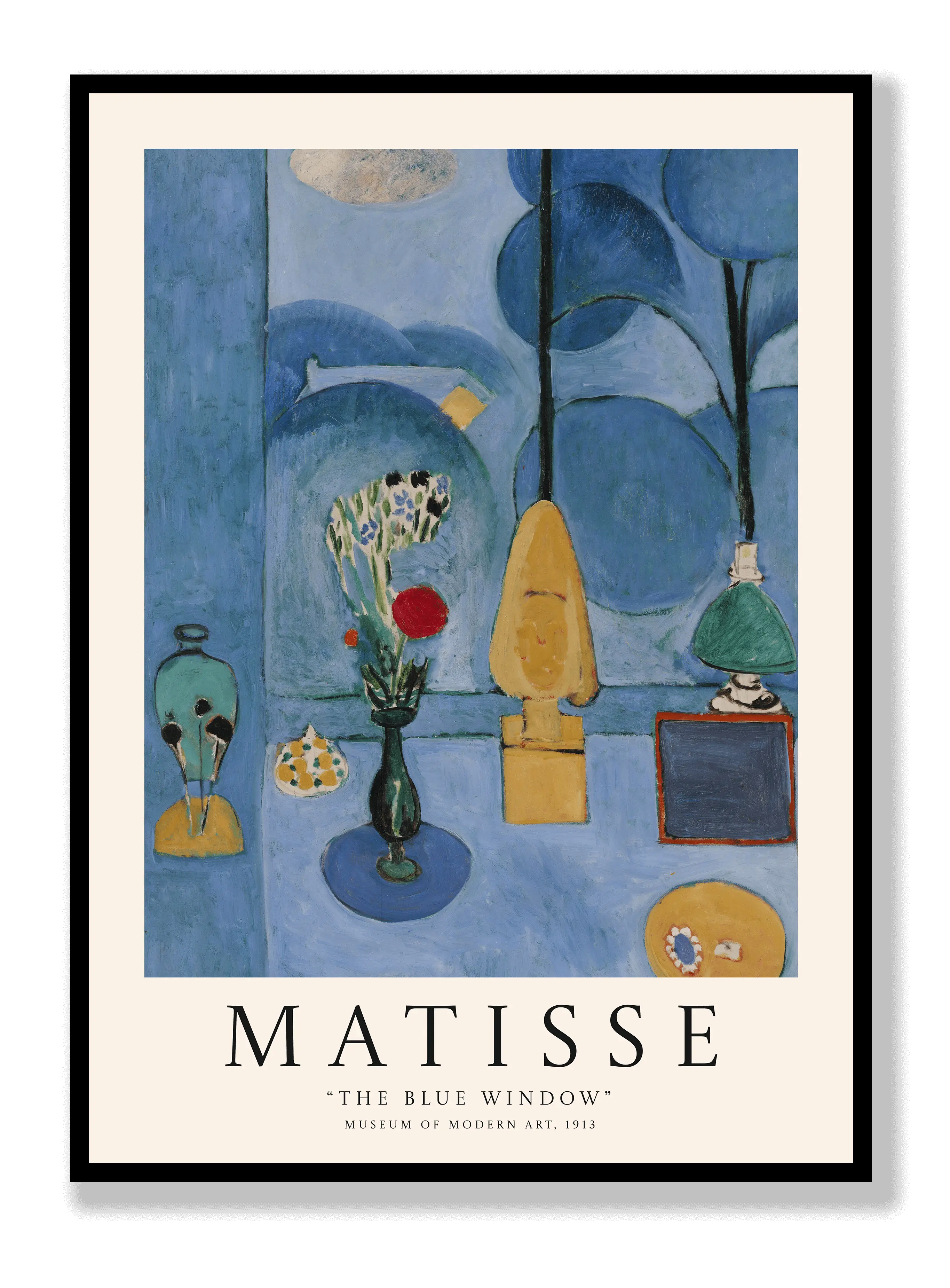 Henri Matisse - Das blaue Fenster Poster