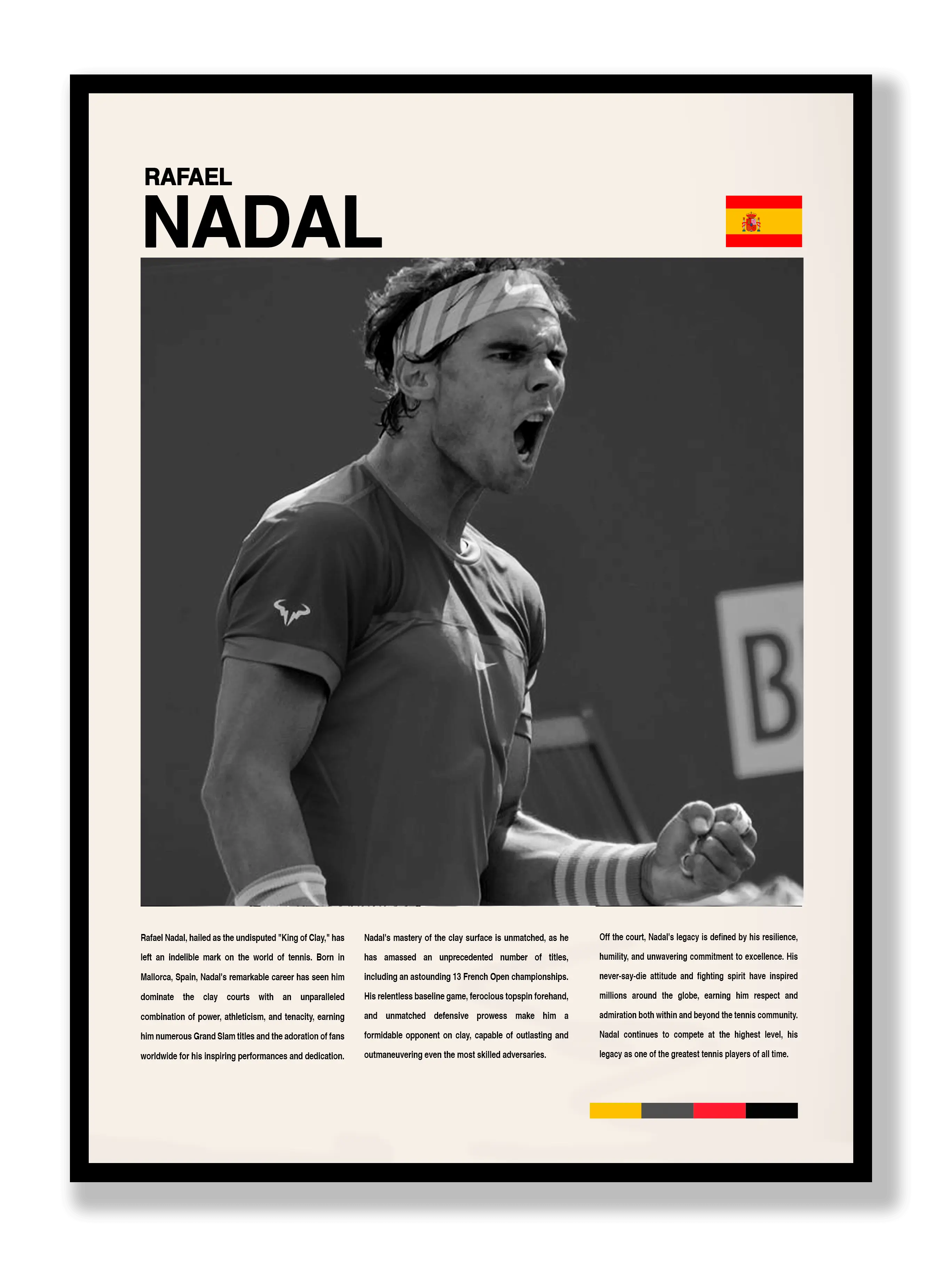 Rafael Nadal Plakat