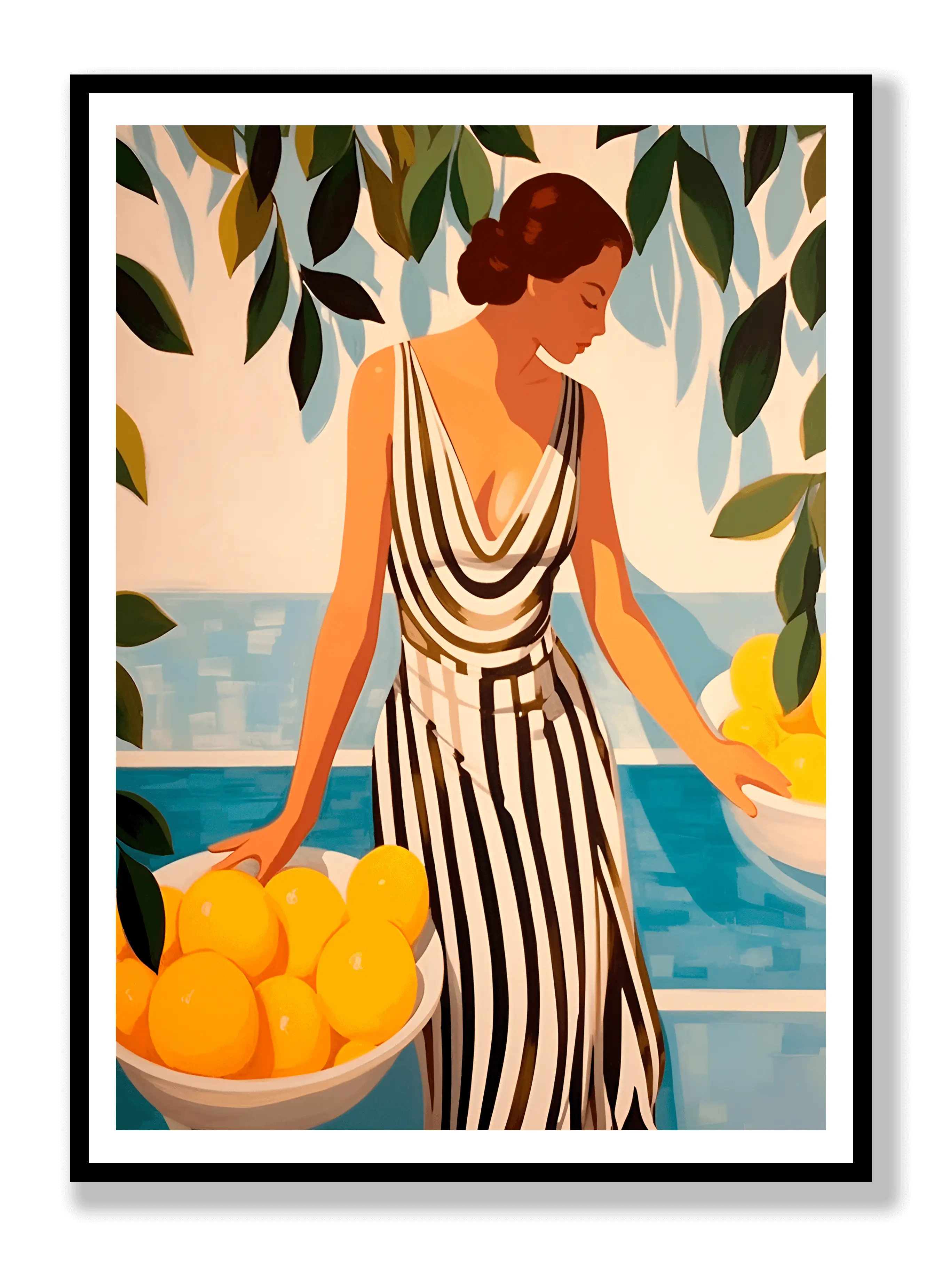 Zitronengarten Poster