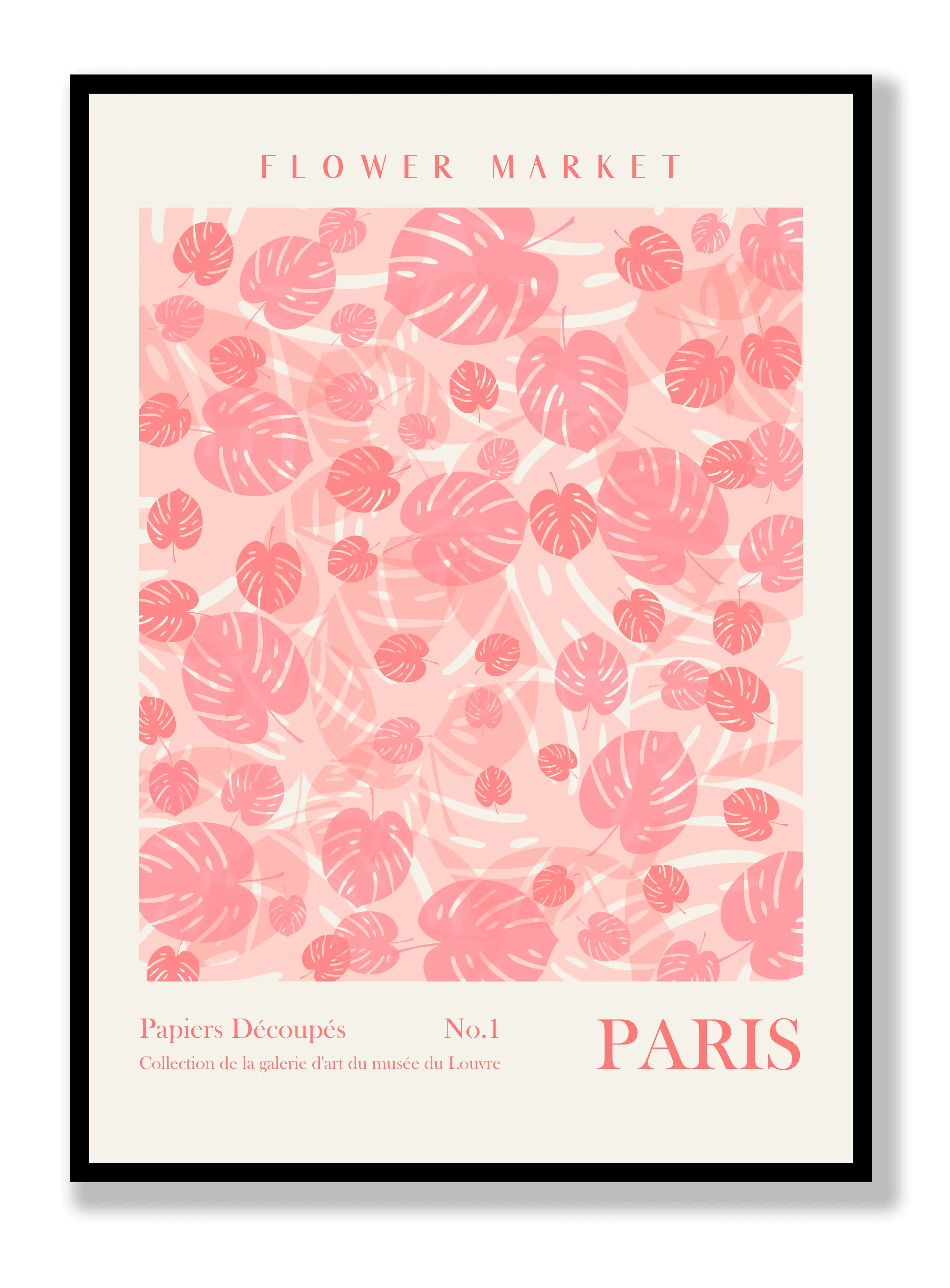 Blumenmarkt Paris Poster