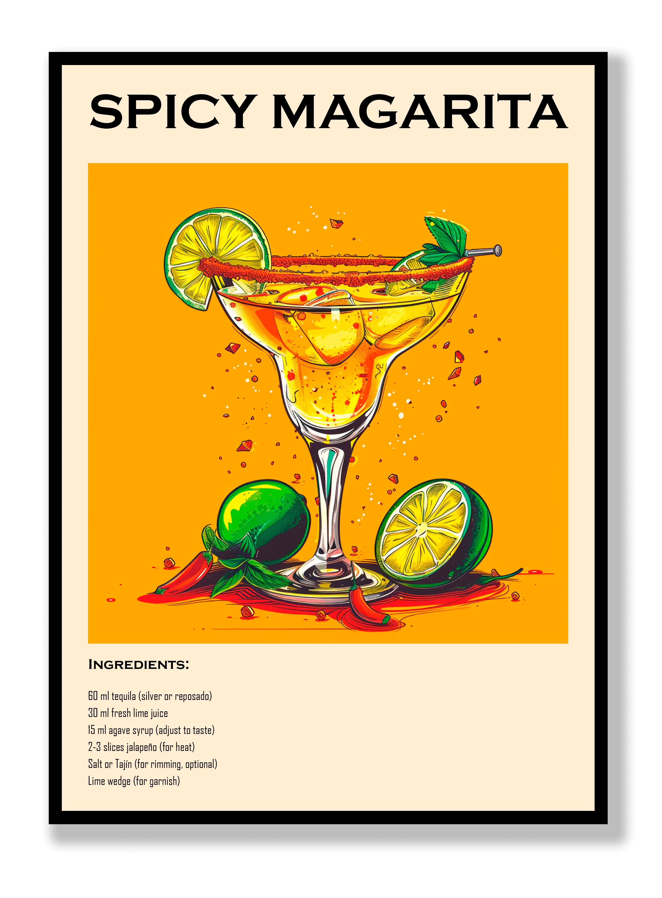 Spicy Magarita Plakat