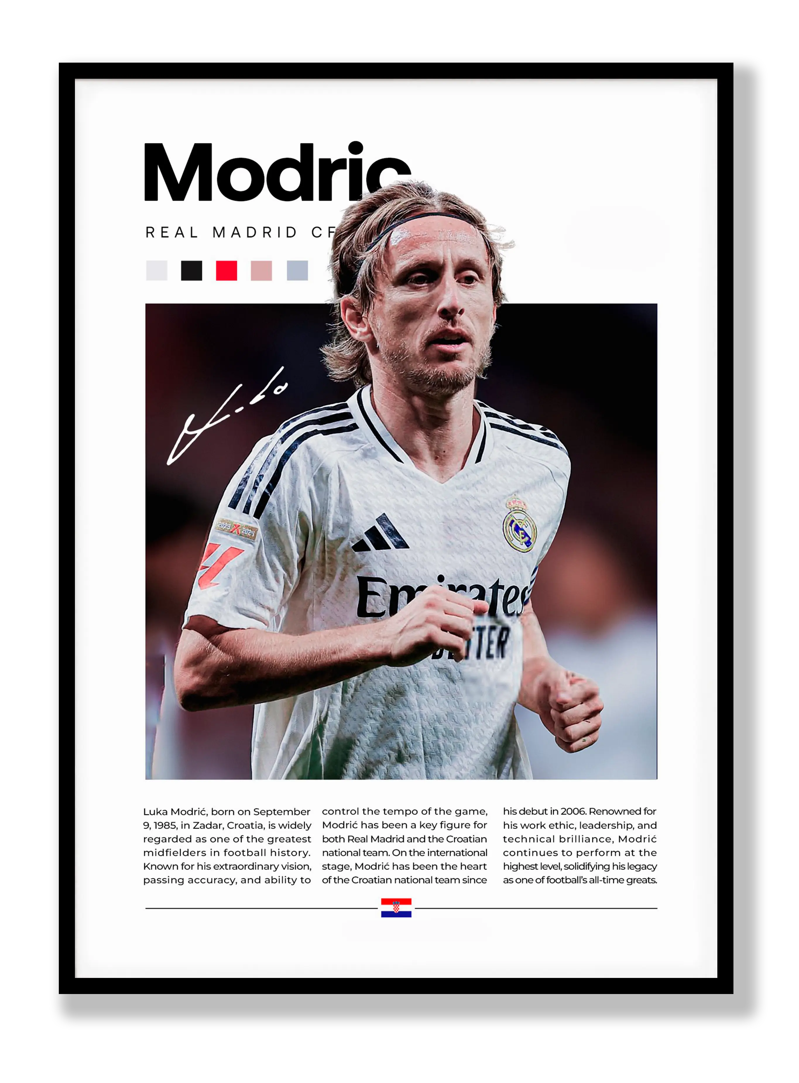 Luka Modric Poster