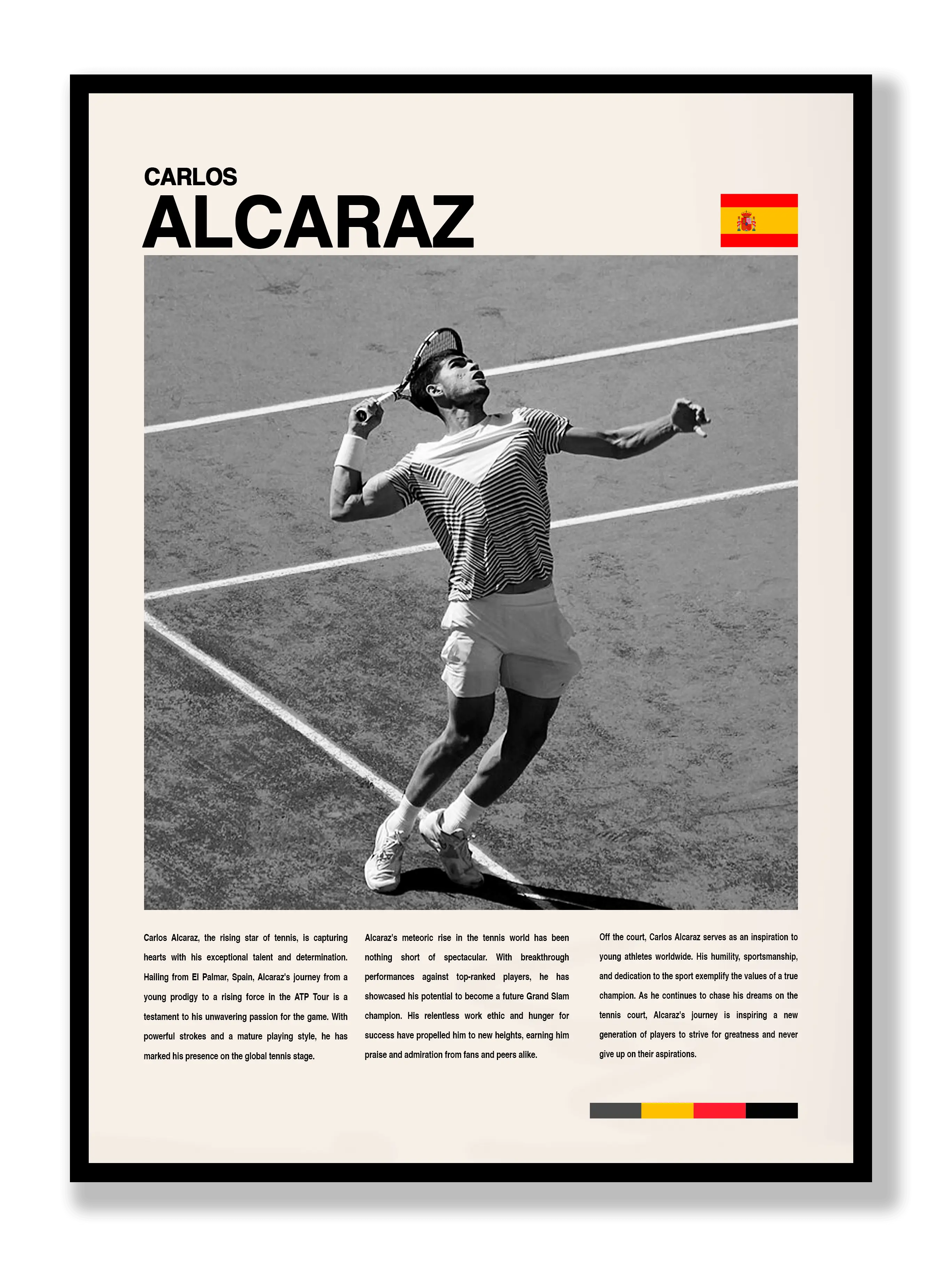 Carlos Alcaraz Plakat