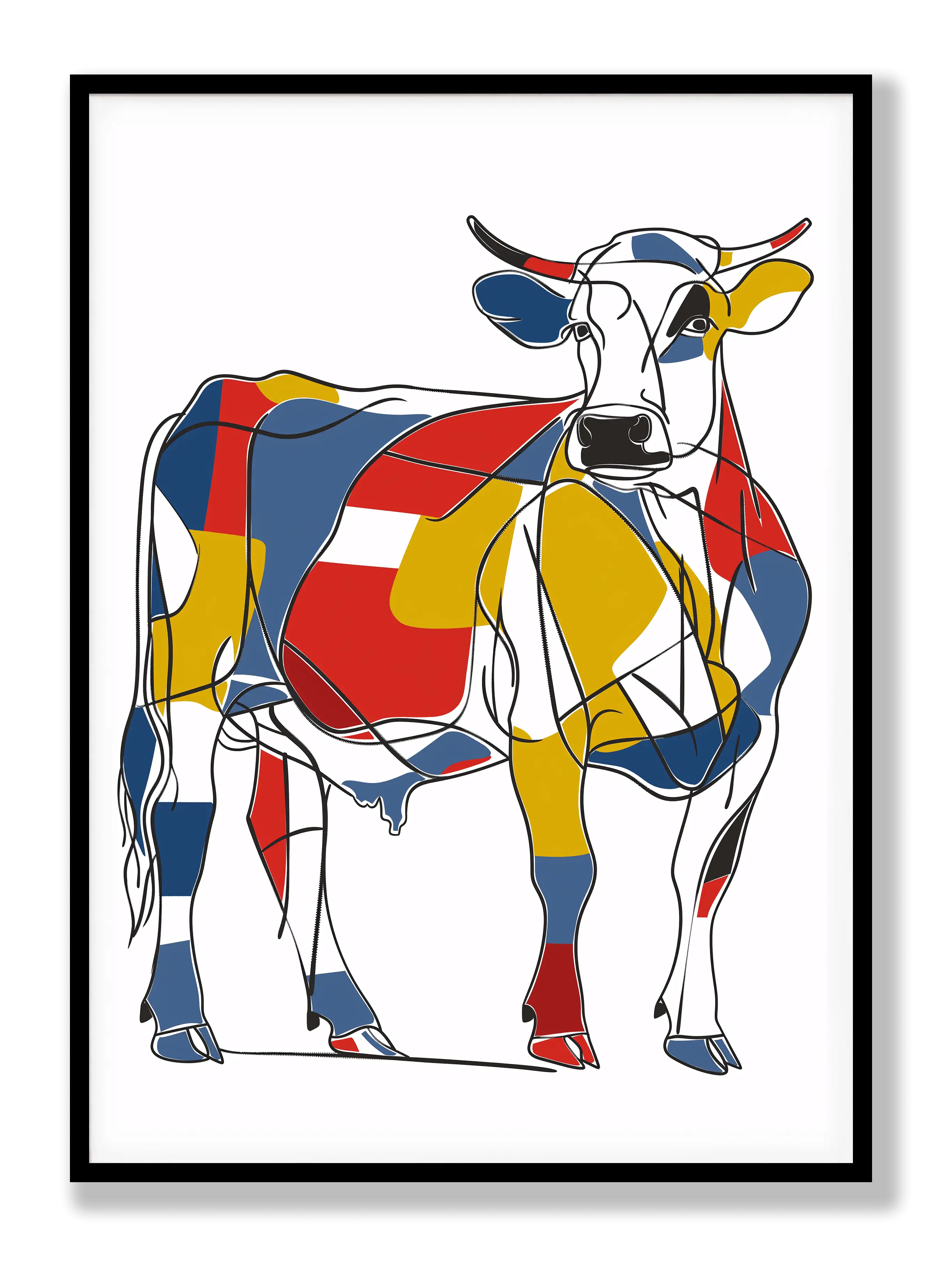 Coloured Cow Plakat