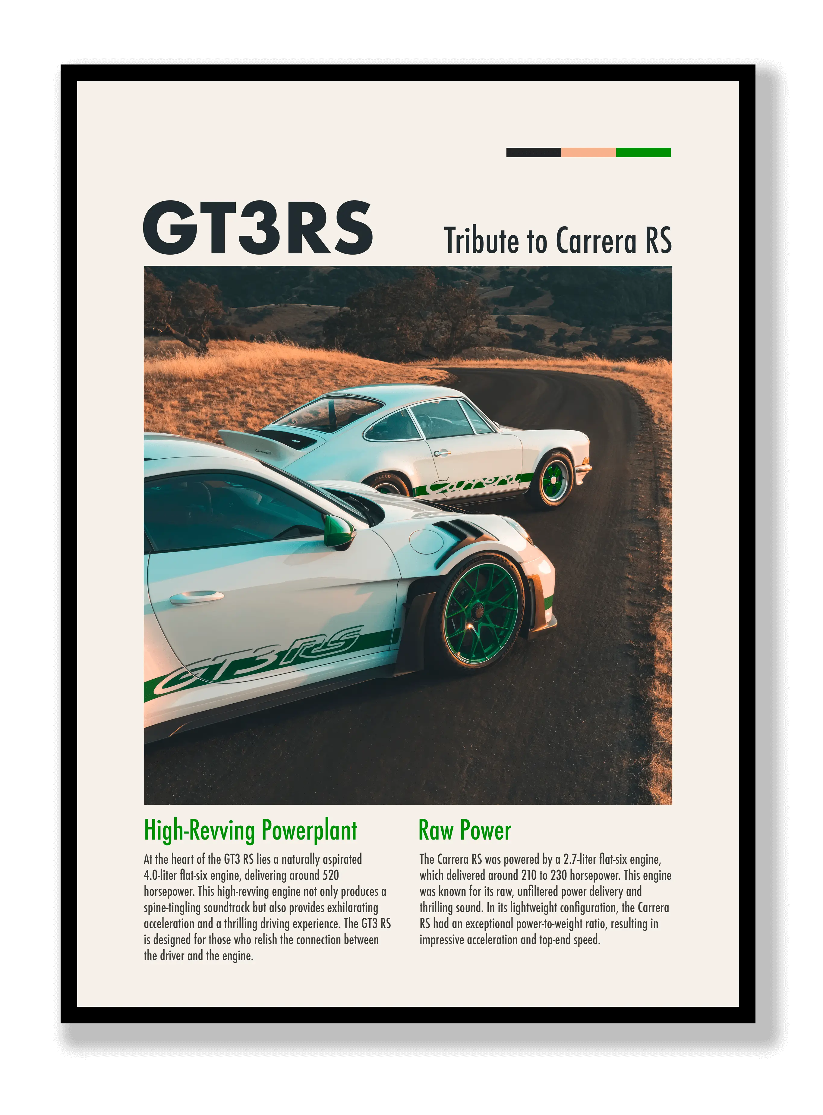 Porsche GT3RS Poster