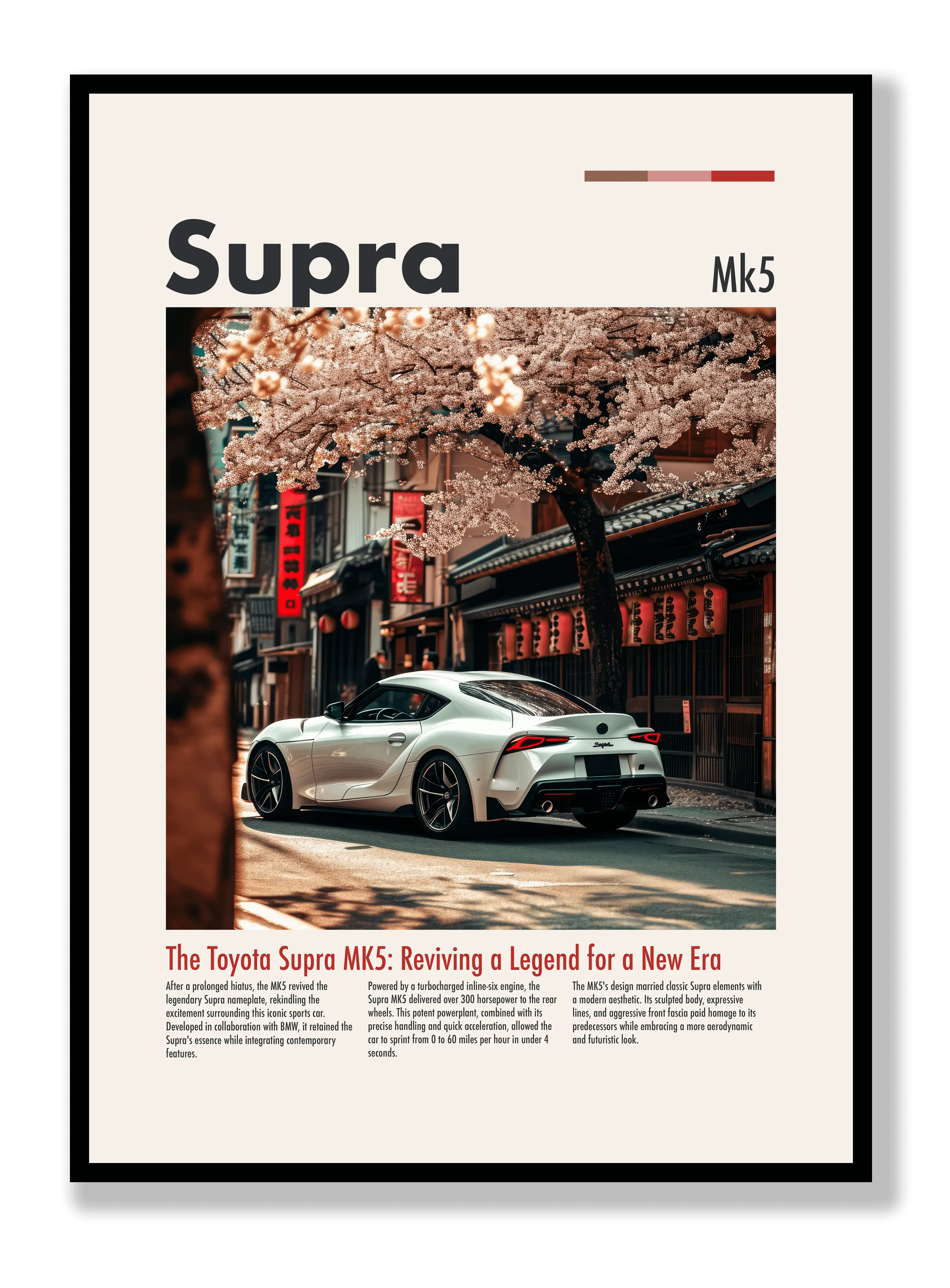 Supra MK5 Poster