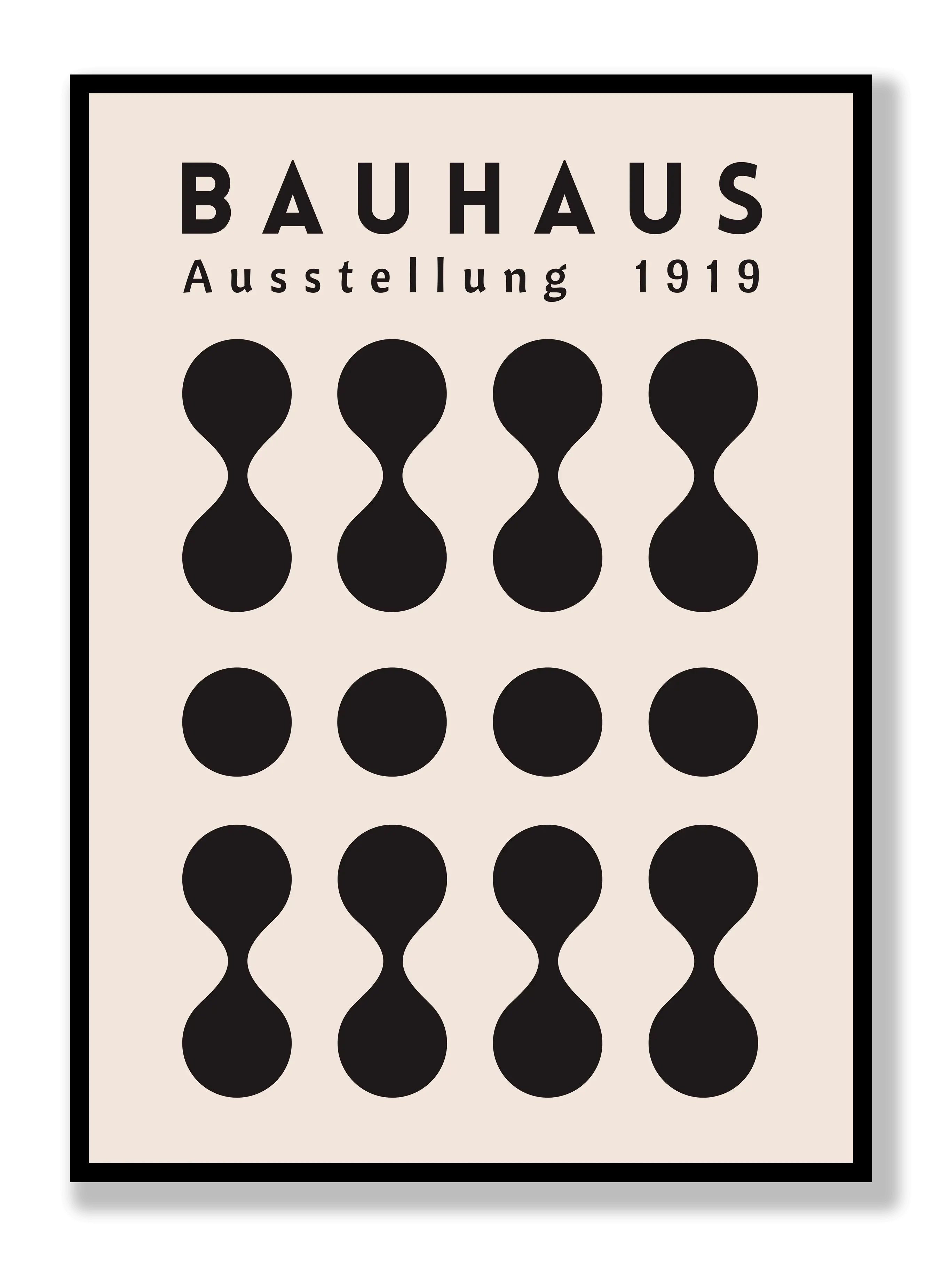 Bauhaus Connected Dots Plakat