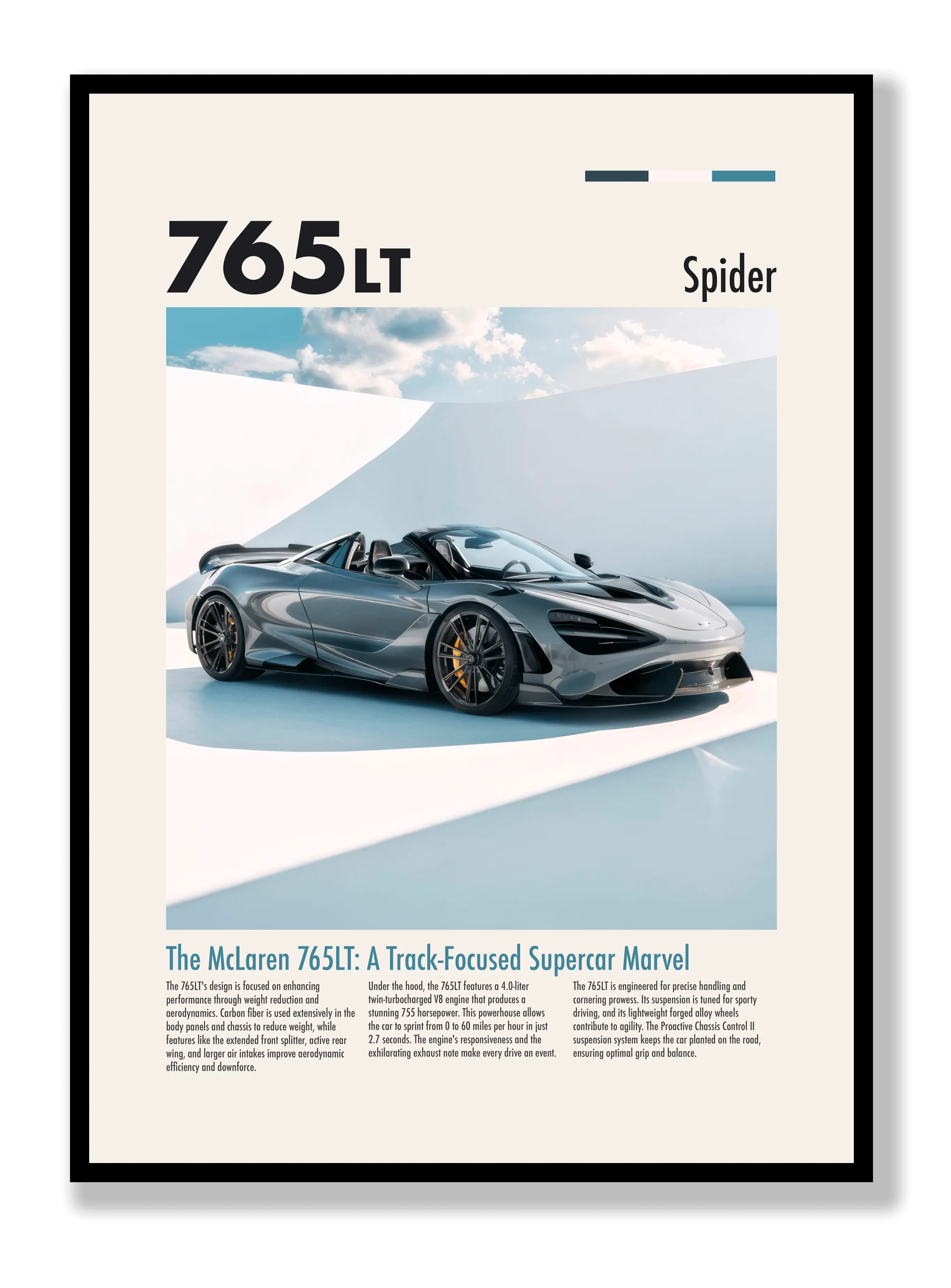 McLaren 765LT Plakat
