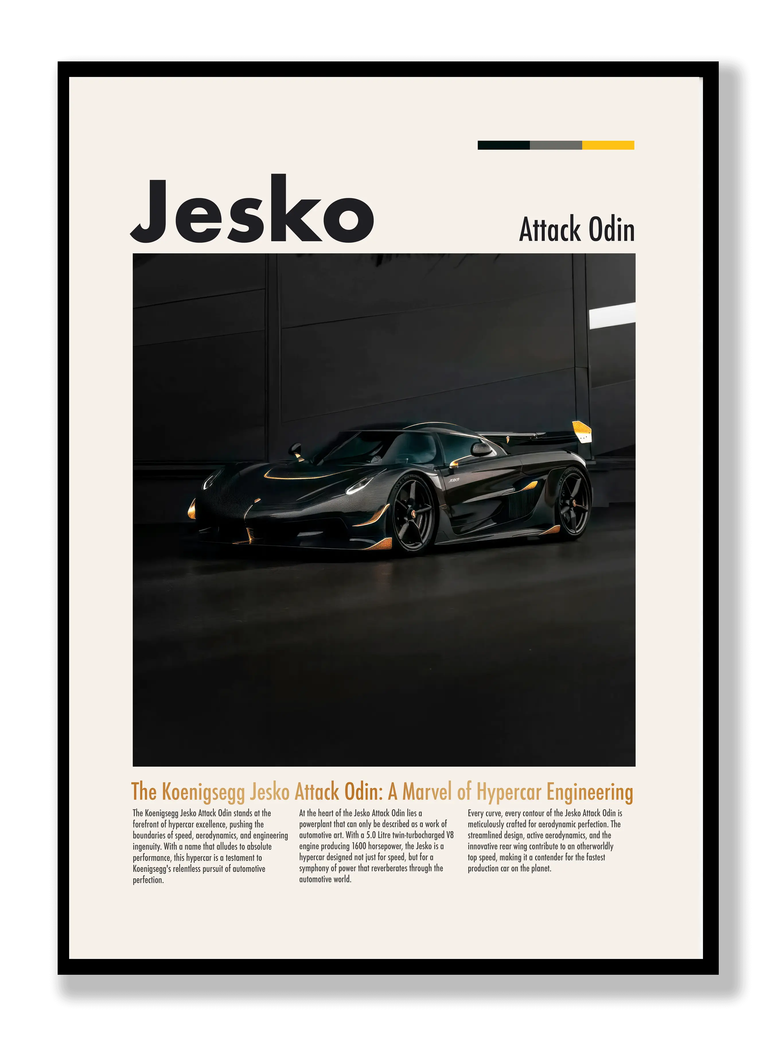Koenigsegg Jesko 2 Poster